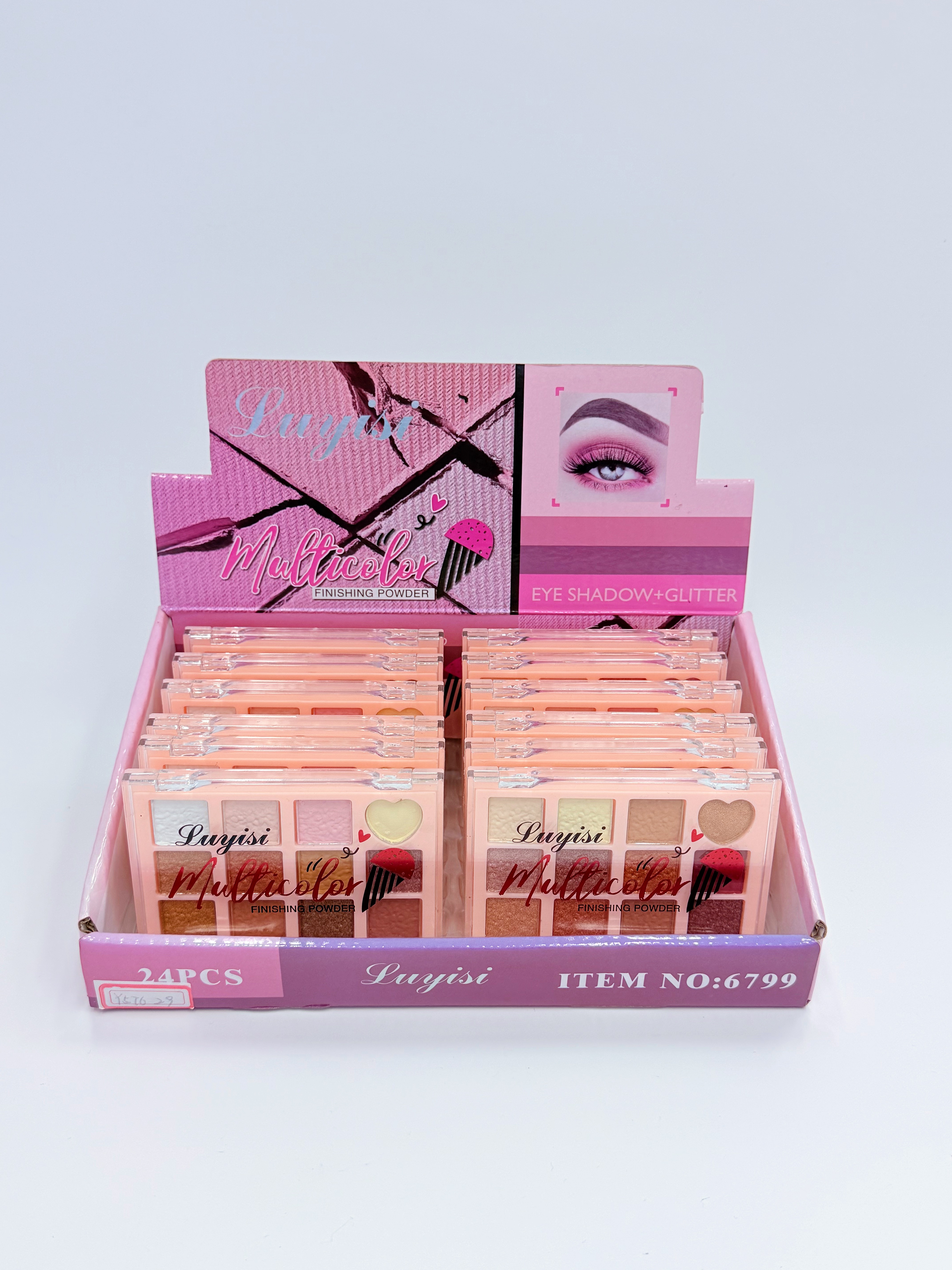 Makeup set, beauty products, 12-color eyeshadow palette, makeup box, eye makeup cosmetics full figure
