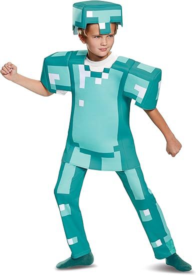 Halloween Minecraft minecra costume for children cosplay Steve Coolie, brick and stone armor clothes Application Scenario