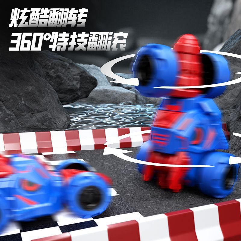 Rotating drilling car racing inertial toy, children's fun rotating drilling car toy, fun birthday gift Application Scenario
