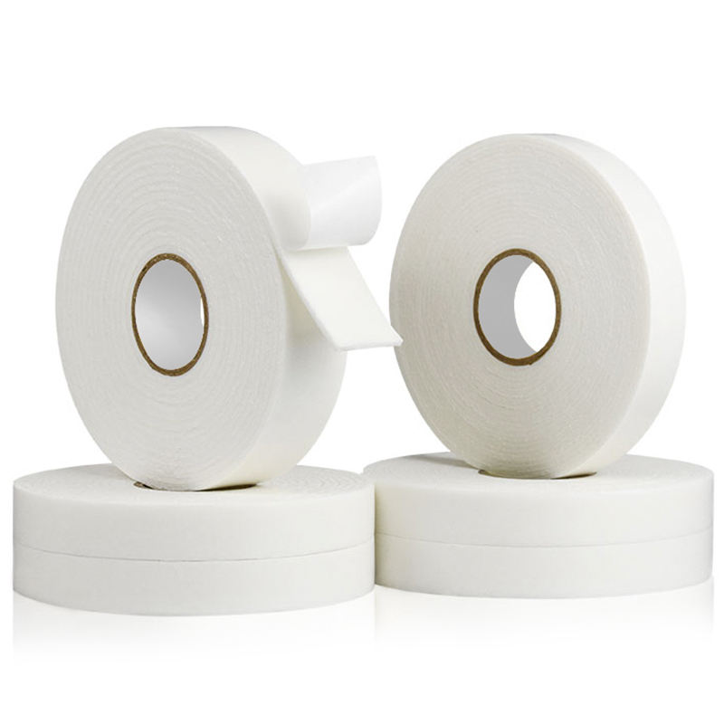 Double-sided foam Tape Mounting Tape 1.8CM*3M sponge tape 2MM thick high-viscosity white foam tape Double-sided tape white foam tape wholesale Specification drawing