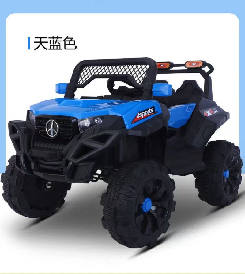 儿童电动车可坐人/童车/四轮车可座人/儿童汽车/儿童车白底实物图