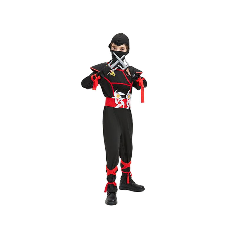 cosplay万圣节服装 儿童忍者服装肌肉服武士忍者儿童忍者演出服 含道具详情图5