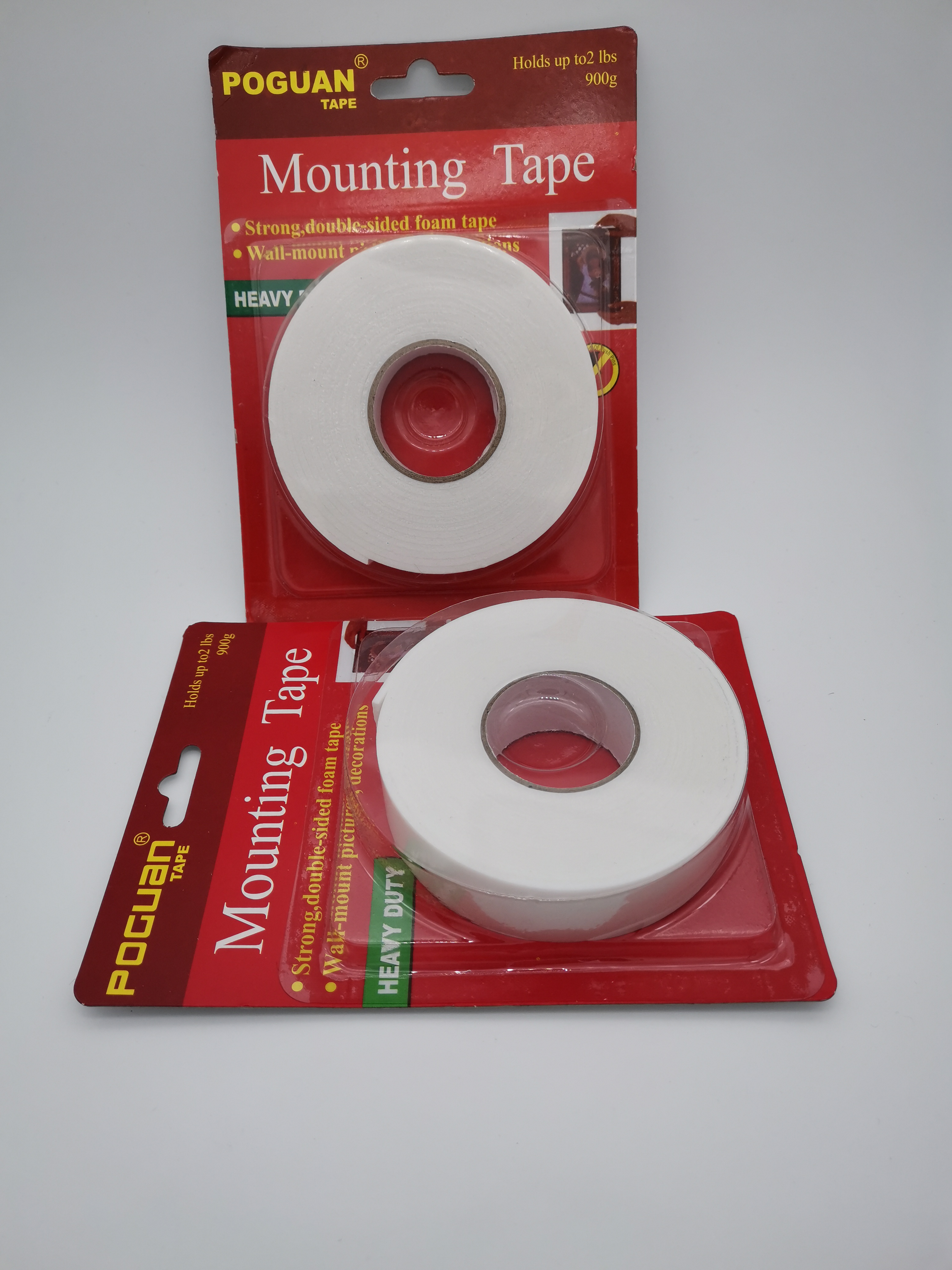 Double-sided foam Tape Mounting Tape 1.8CM*3M sponge tape 2MM thick high-viscosity white foam tape Double-sided tape white foam tape wholesale full figure