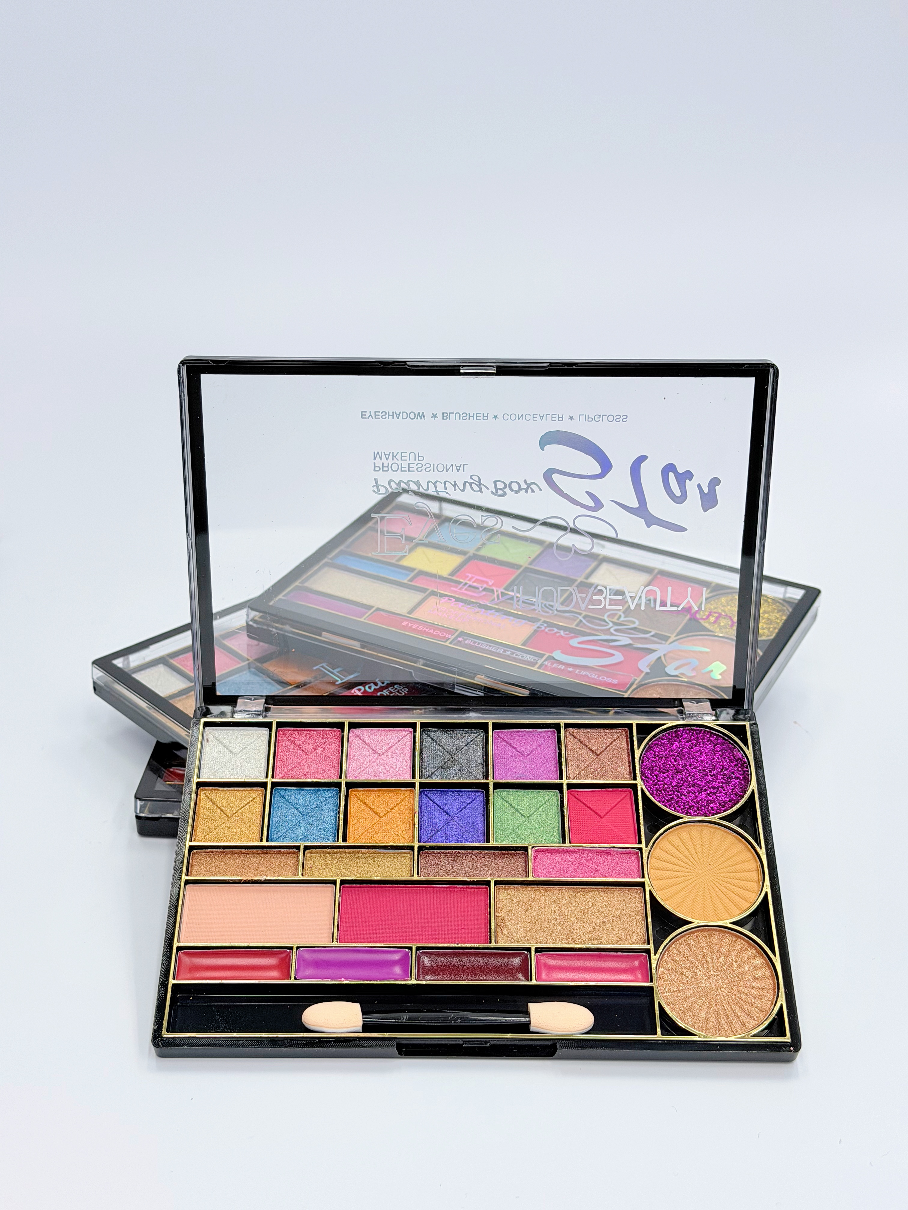 Cross-border eyeshadow IHUDABEAUTYI 26-color eyeshadow powder box, fine powder quality, professional makeup export Item Picture