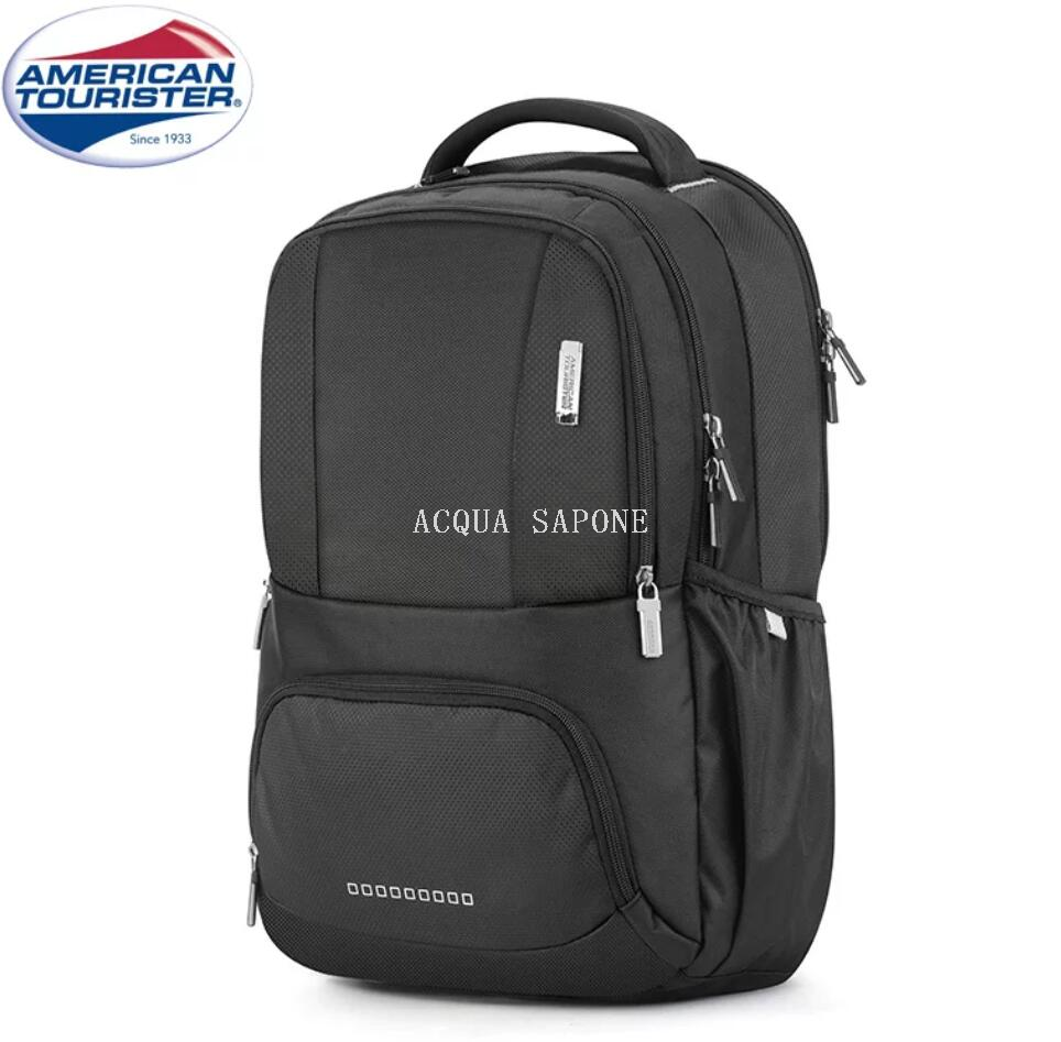 Free shipping! Xia Mei Travel Business Backpack, a 15/17-inch computer bag for college students, a large-capacity AS5 black backpack