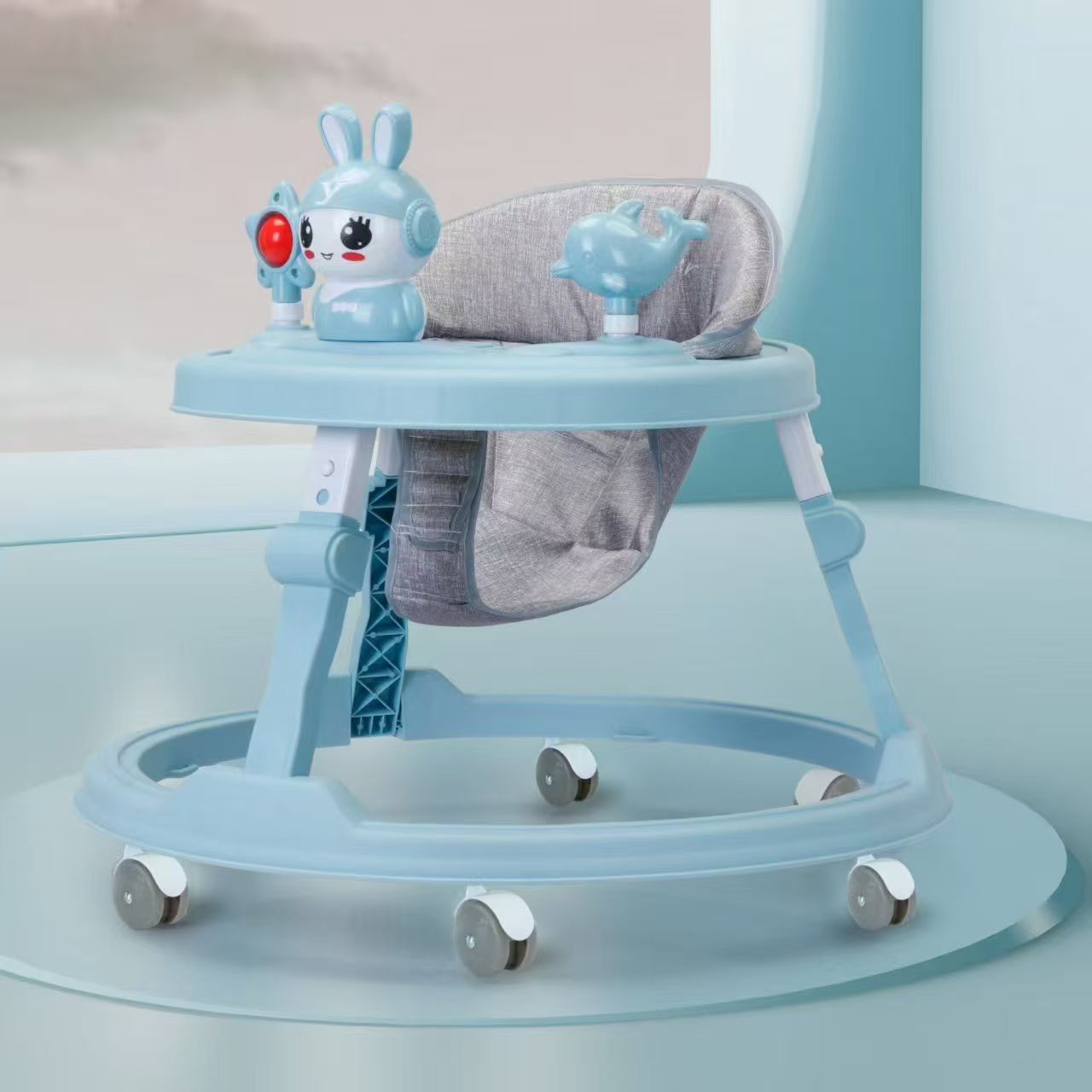 babycare baby walker, drawing girl stroller, mother and baby products, a perfect tool for walking kids Specification image