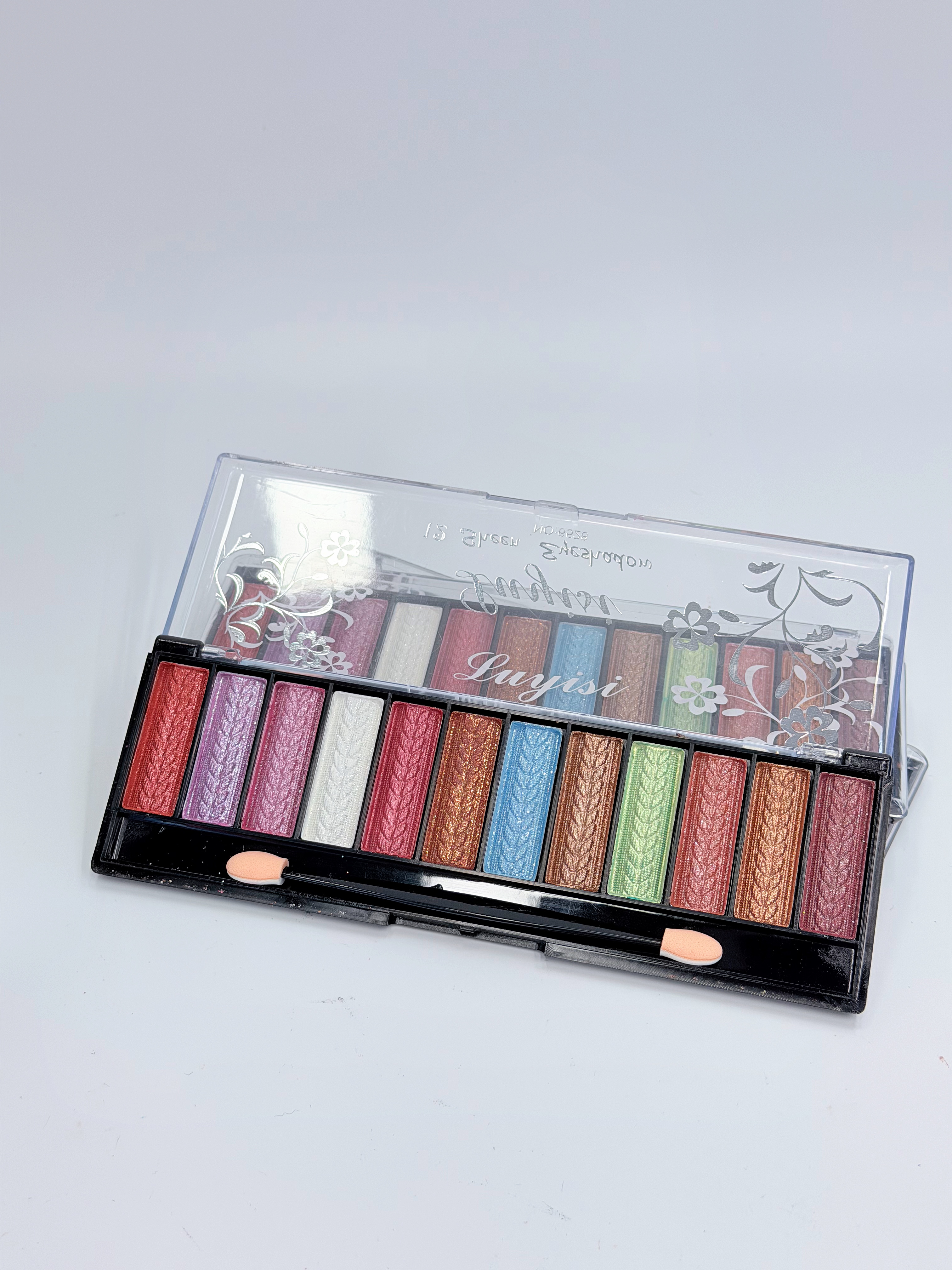 Cross-border eyeshadow IHUDABEAUTYI wheat ear Eyeshadow 12-color eyeshadow powder box, fine powder quality, professional makeup export Item Picture
