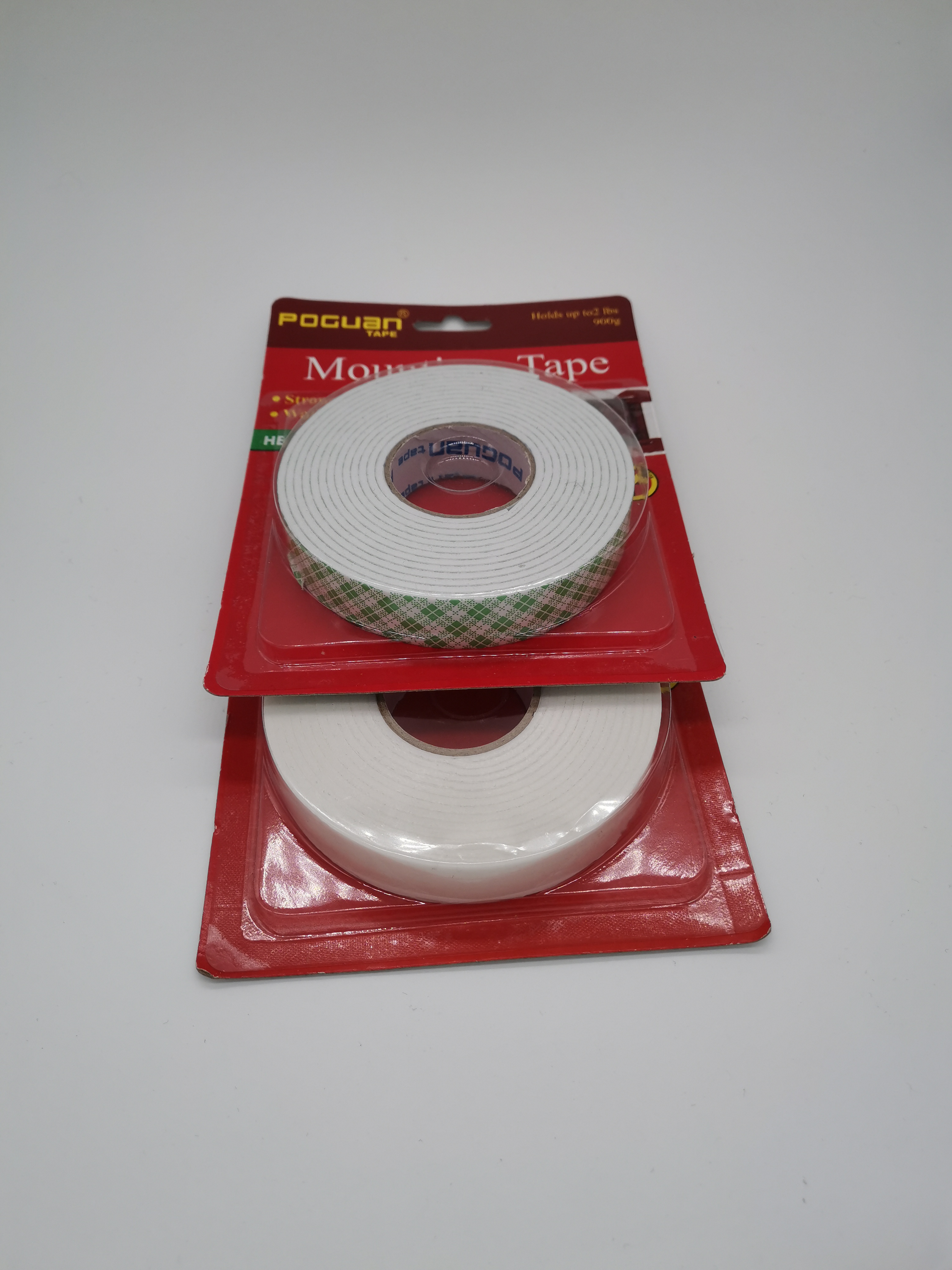 Double-sided foam Tape Mounting Tape 1.8CM*3M sponge tape 2MM thick high-viscosity white foam tape Double-sided tape white foam tape wholesale Item Picture