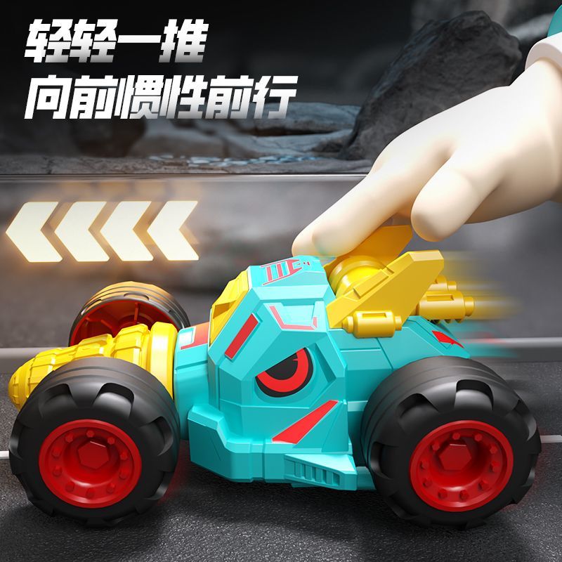 Rotating drilling car racing inertial toy, children's fun rotating drilling car toy, fun birthday gift Application Scenario