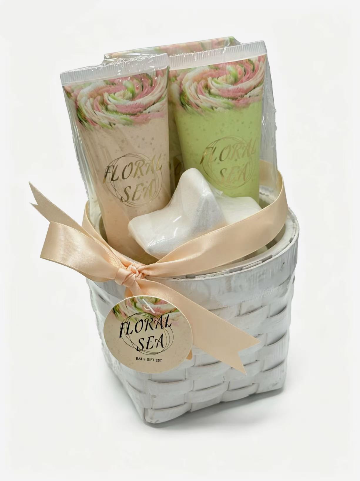 Flower ocean bath gift box, souvenir gift box, packaging box, luxurious gift box