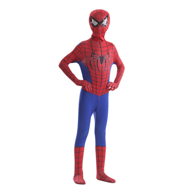 Halloween Spider-Man tight-fitting jumpsuit for children, children's cosplay of Miles' Hero Expedition costume undefined