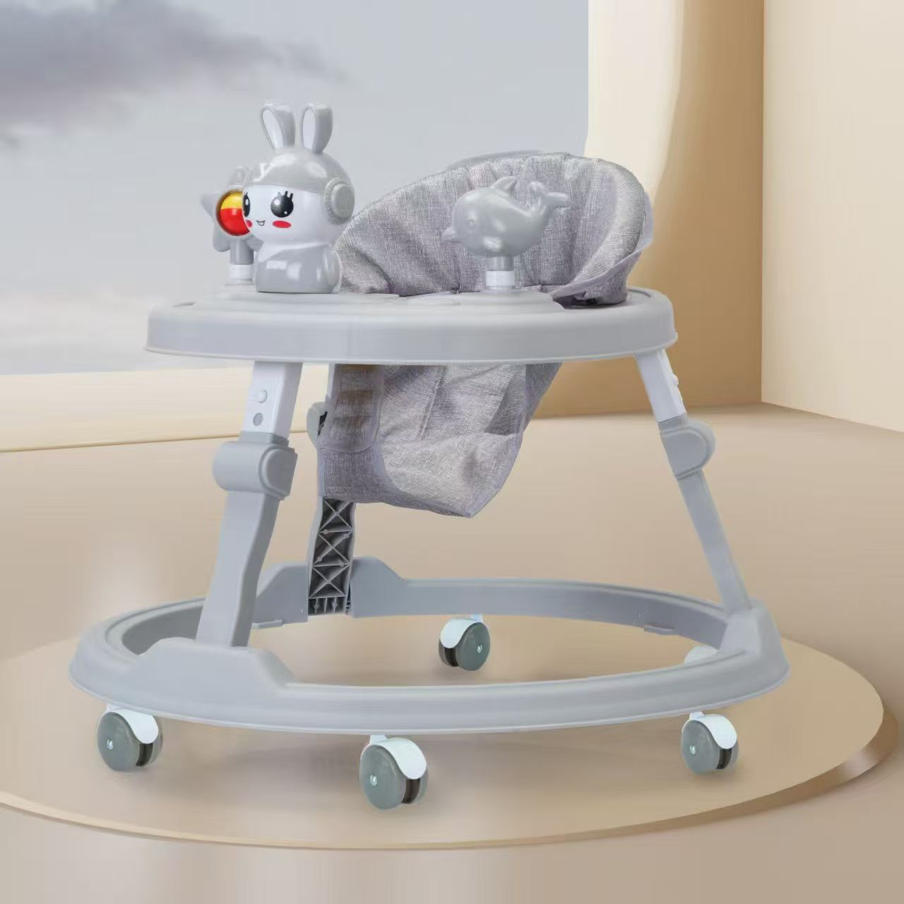 babycare baby walker, drawing girl stroller, mother and baby products, a perfect tool for walking kids details Picture