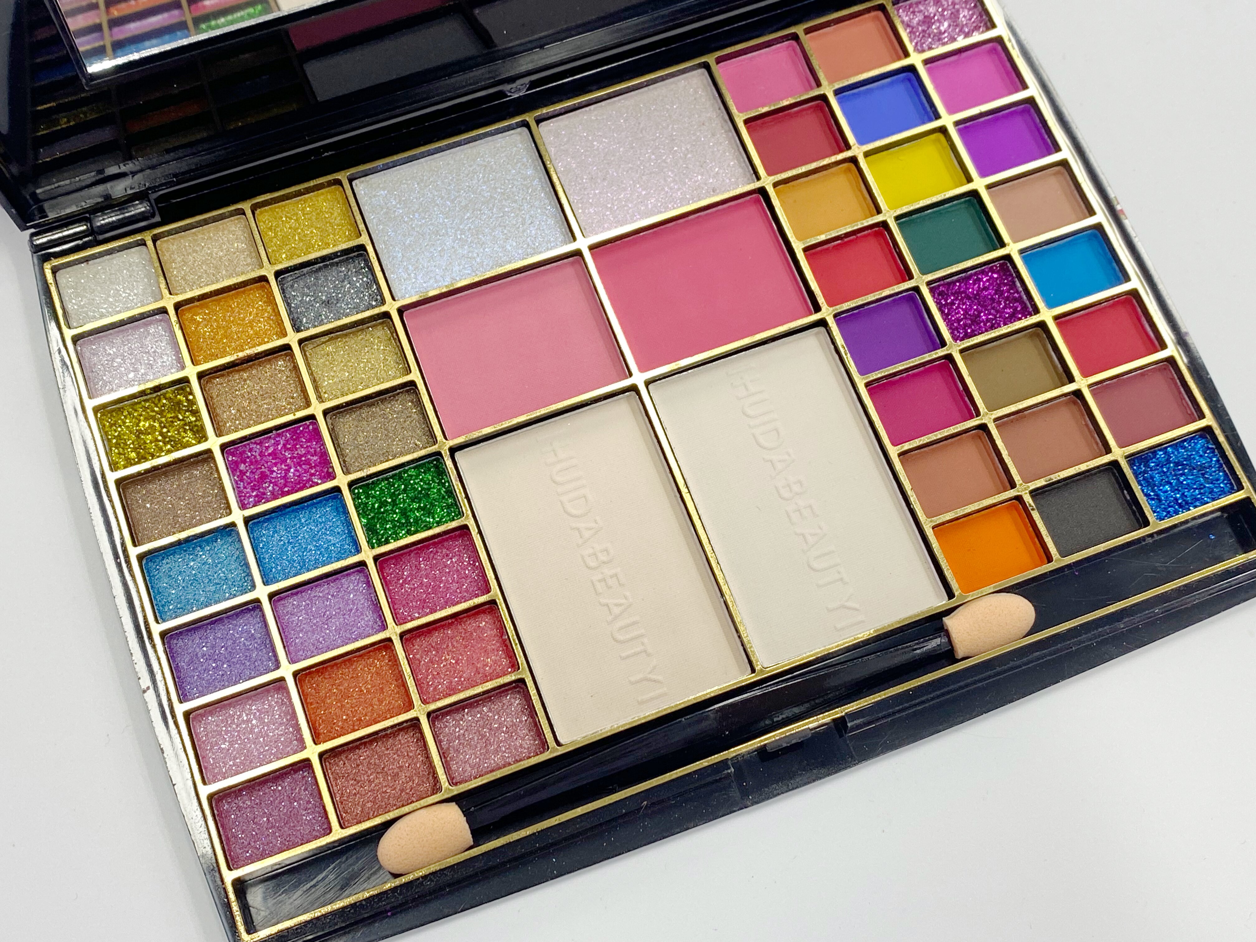Huidabeauty54-color Makeup Palette, Eyeshadow Makeup Box, Makeup Palette Set Cosmetics Specification drawing