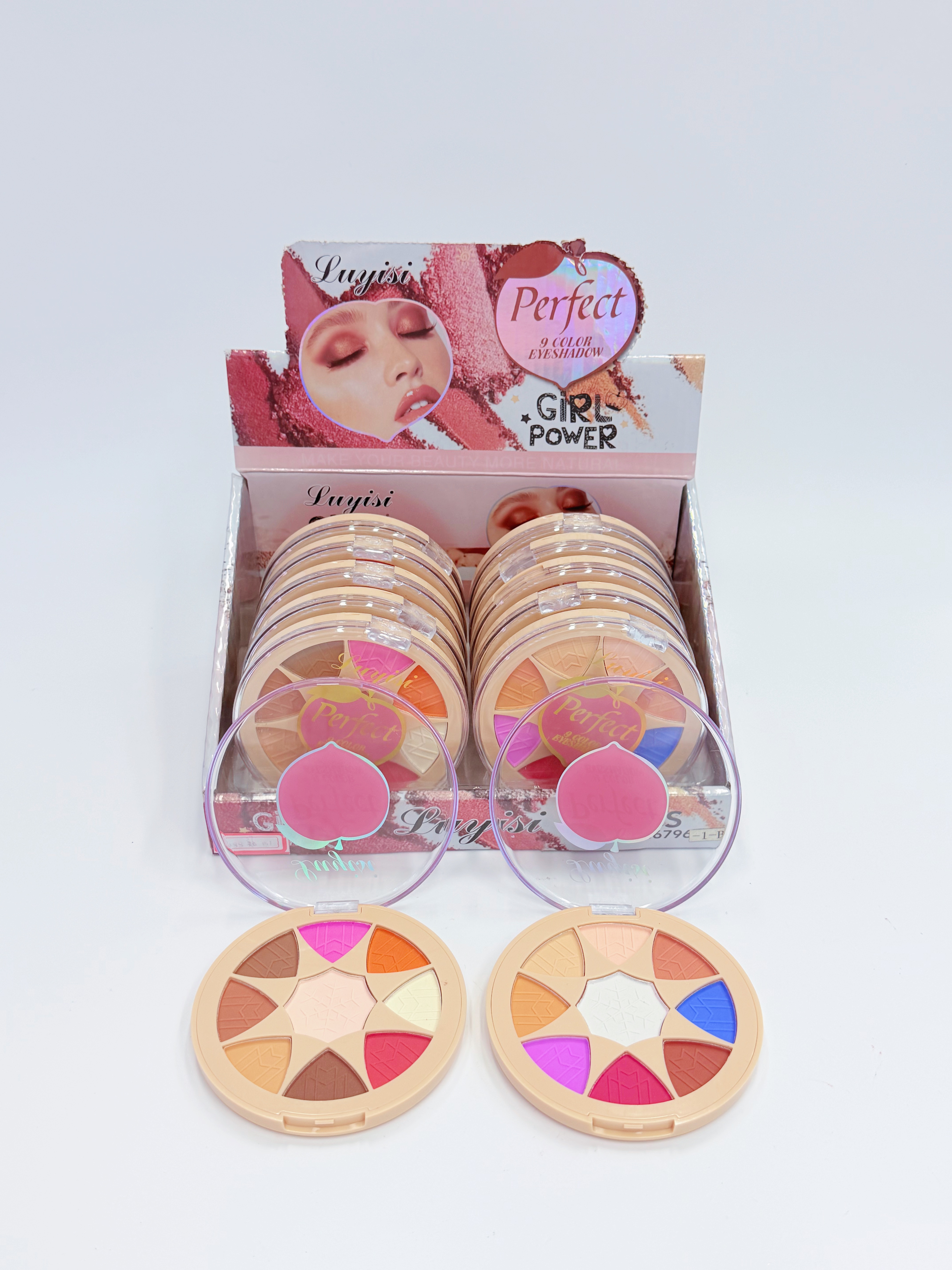Makeup set, makeup plate, cosmetics, eyeshadow plate, makeup box, eye makeup, color series details Picture