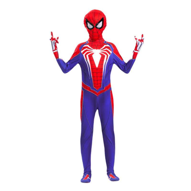 Halloween Spider-Man tight-fitting jumpsuit for children, children's cosplay of Miles' Hero Expedition costume undefined