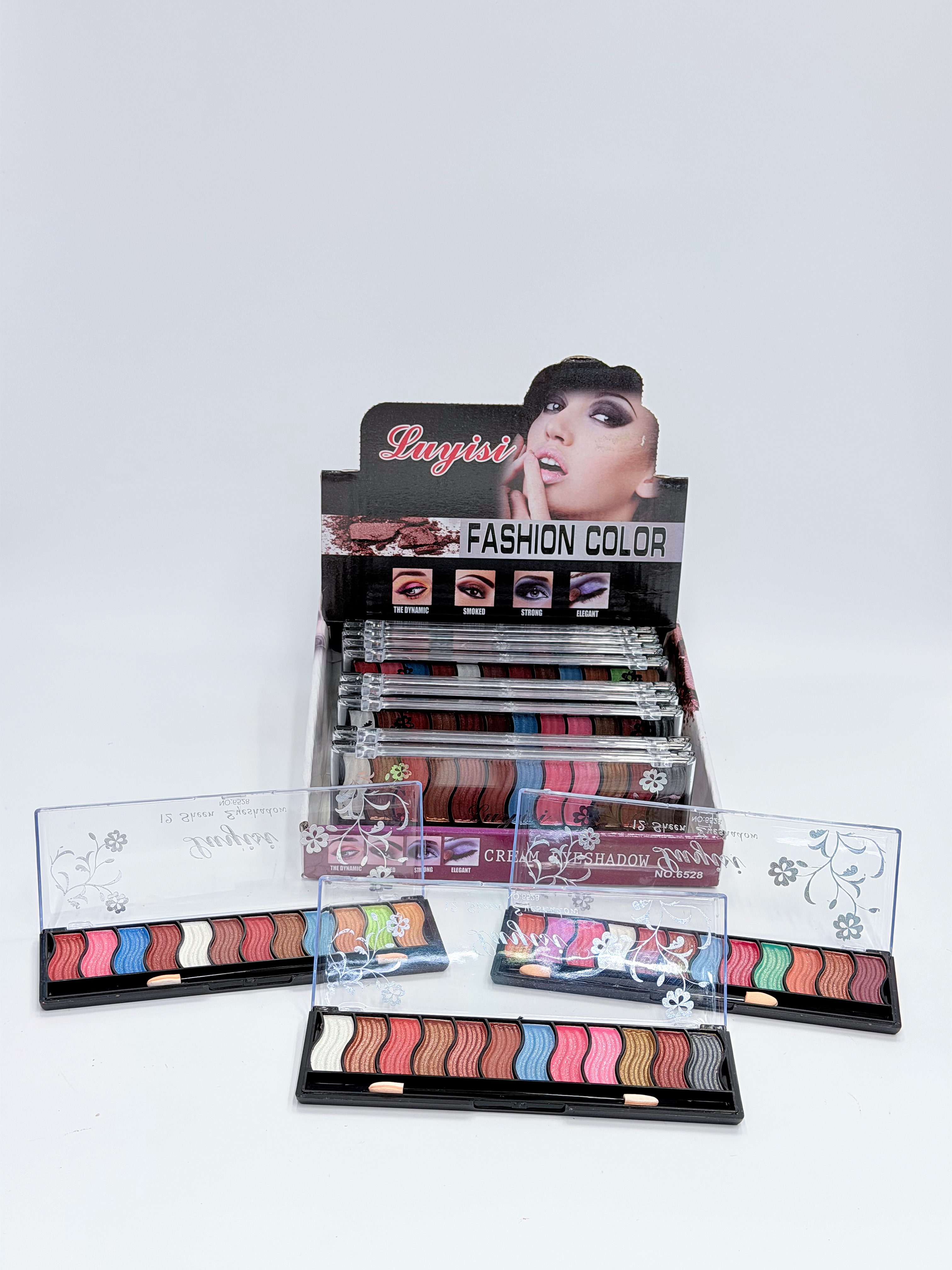 Cross-border eyeshadow IHUDABEAUTYI 12-color eyeshadow powder box, fine powder quality, professional makeup export details Picture