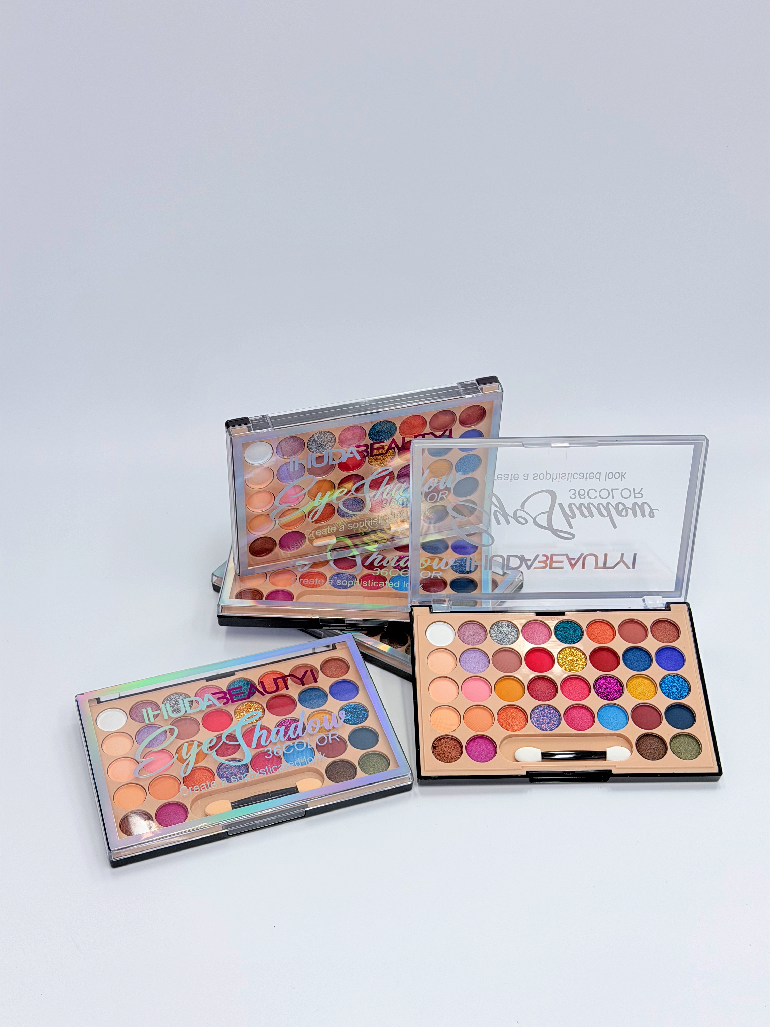 Cross-border eyeshadow IHUDABEAUTYI 36-color eyeshadow bright color powder box Fine powder quality professional makeup export Item Picture