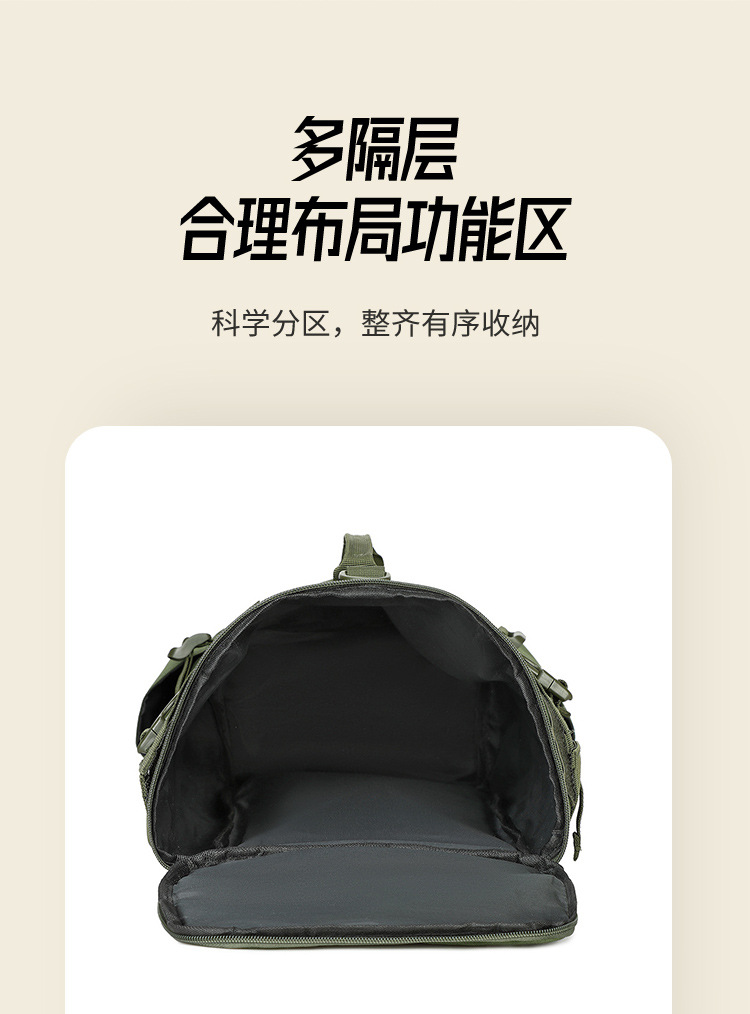 Lure bag: Outdoor large-capacity multi-functional hiking backpack, sports bag, travel bag, fishing bag, crossbody bag, commuter backpack, lure bag detail image 8