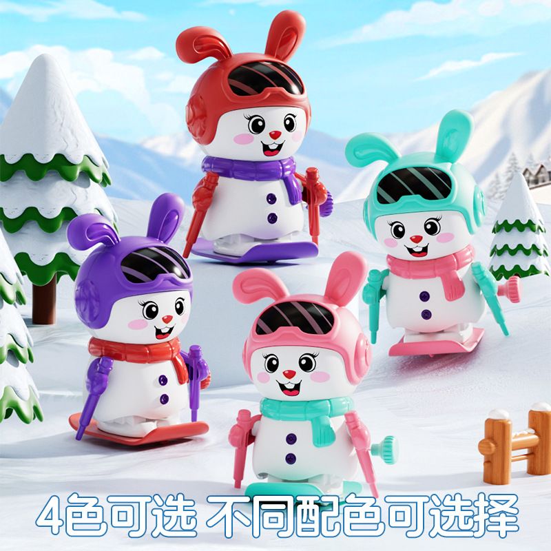 上链玩具滑雪兔子详情图5