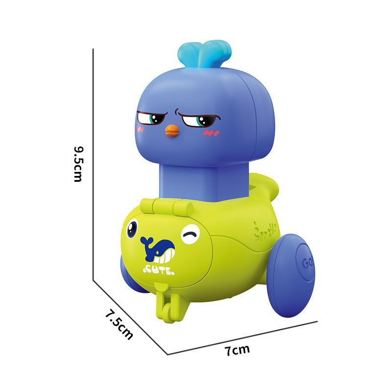 Press the rabbit toy car with force details Picture