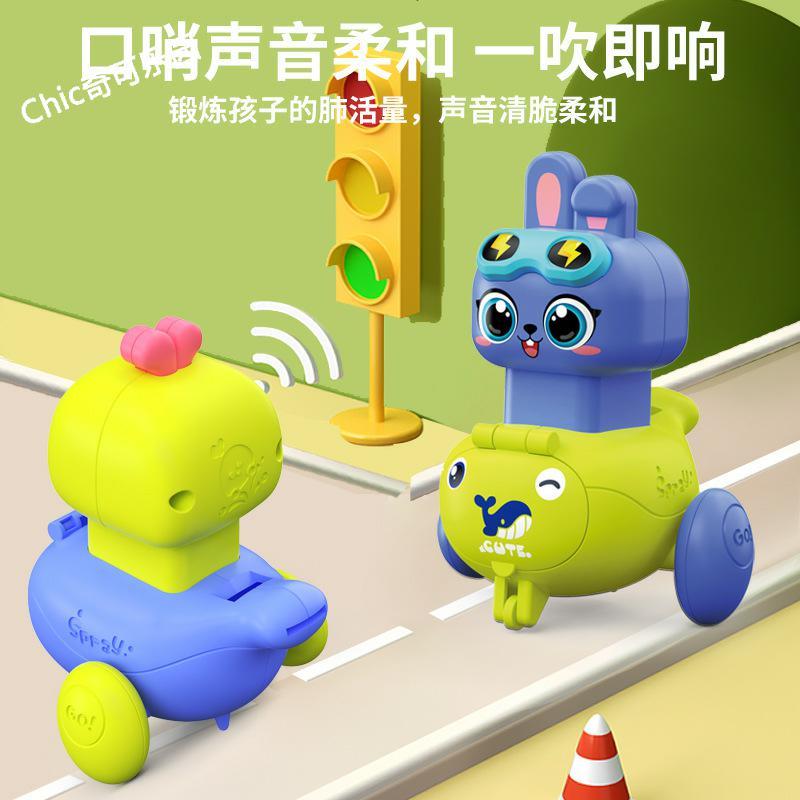 Children's Rebound rabbit toy press racing car details Picture
