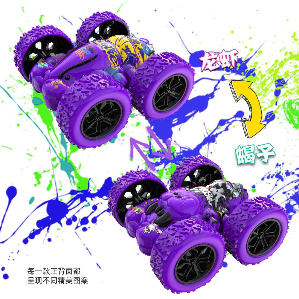 Children's recoil inertia double-sided graffiti racing car Application Scenario