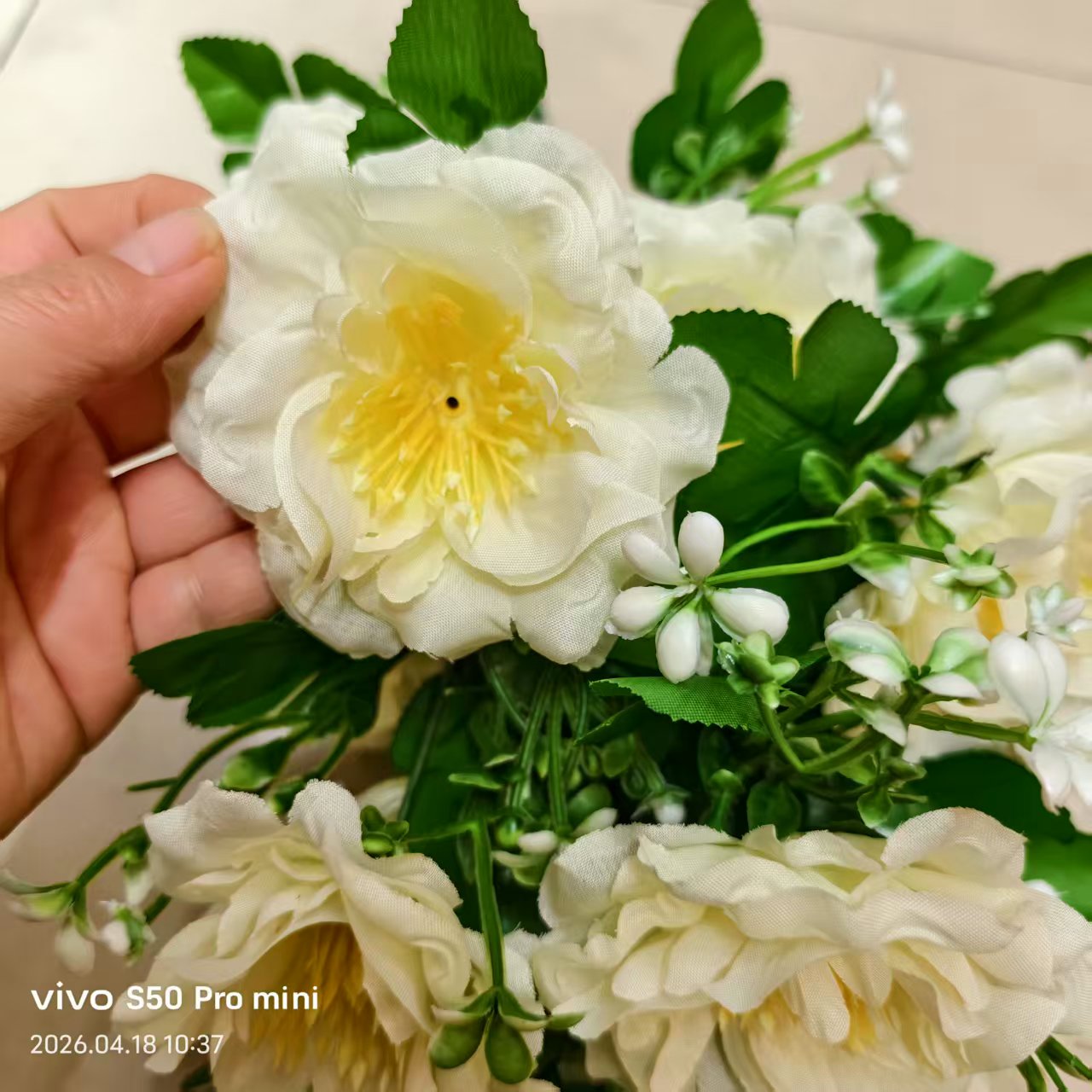 仿真花/装饰花/塑料花假花/手工花材料/家饰塑料花细节图