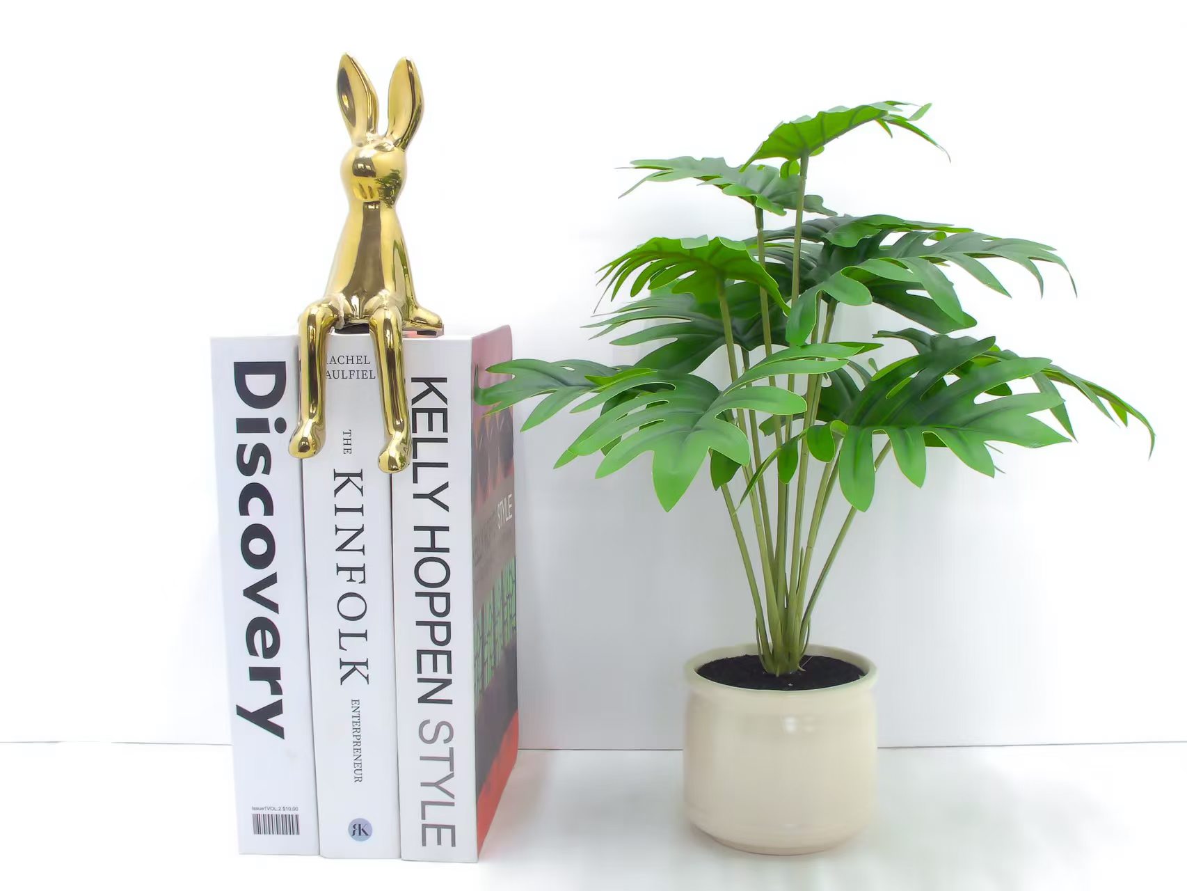 Large turtle-back bamboo, open-back artificial flowers, green plant potted plants, banana leaves, ins style decoration, entrance hall, living room table arrangement, decorative flowers, artificial flowers, artificial flowers