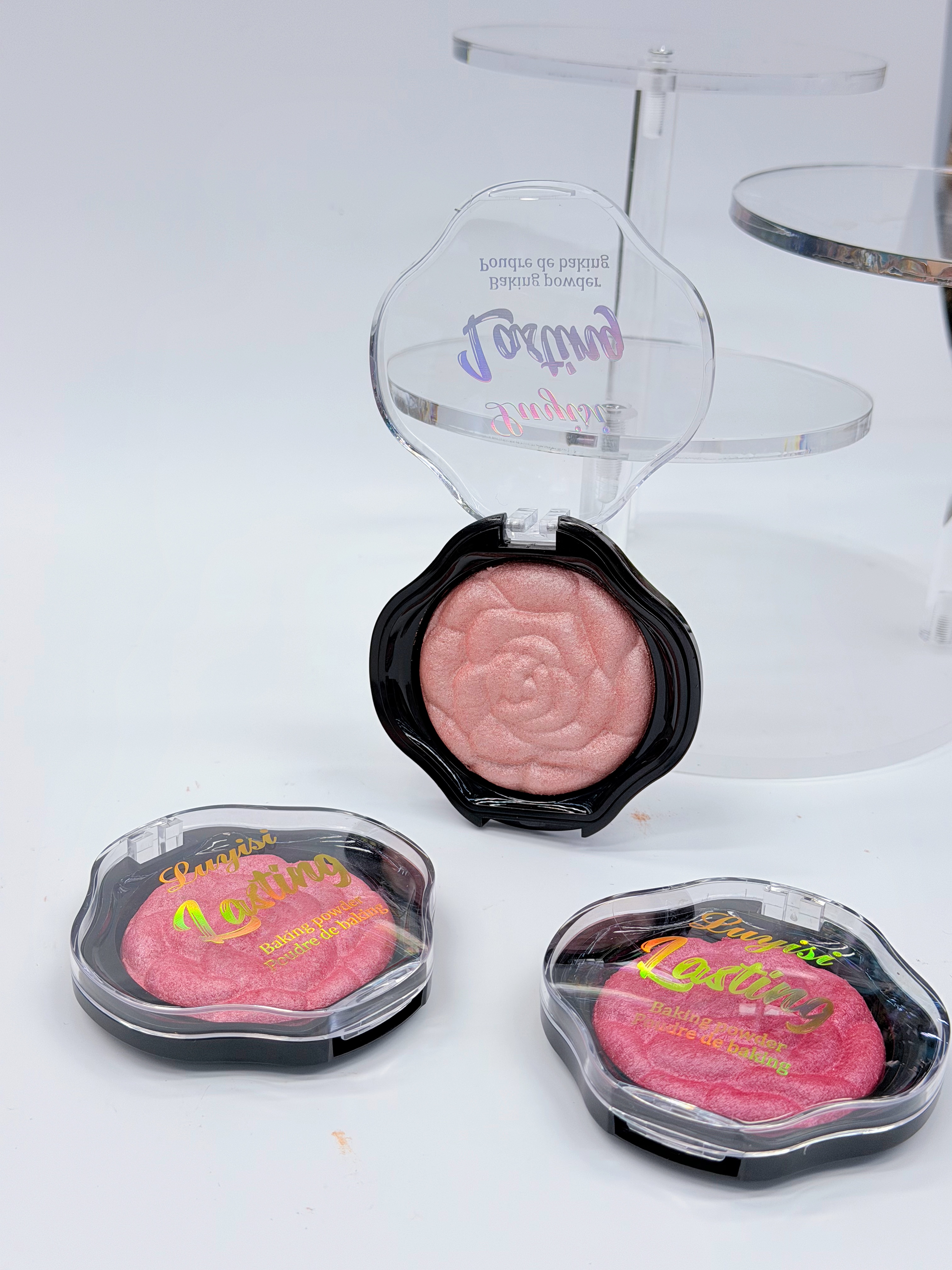 Rose-baked powder blush, student Party Day random thoughts, pure and natural, sweet girl, silky texture, easy to color Item Picture