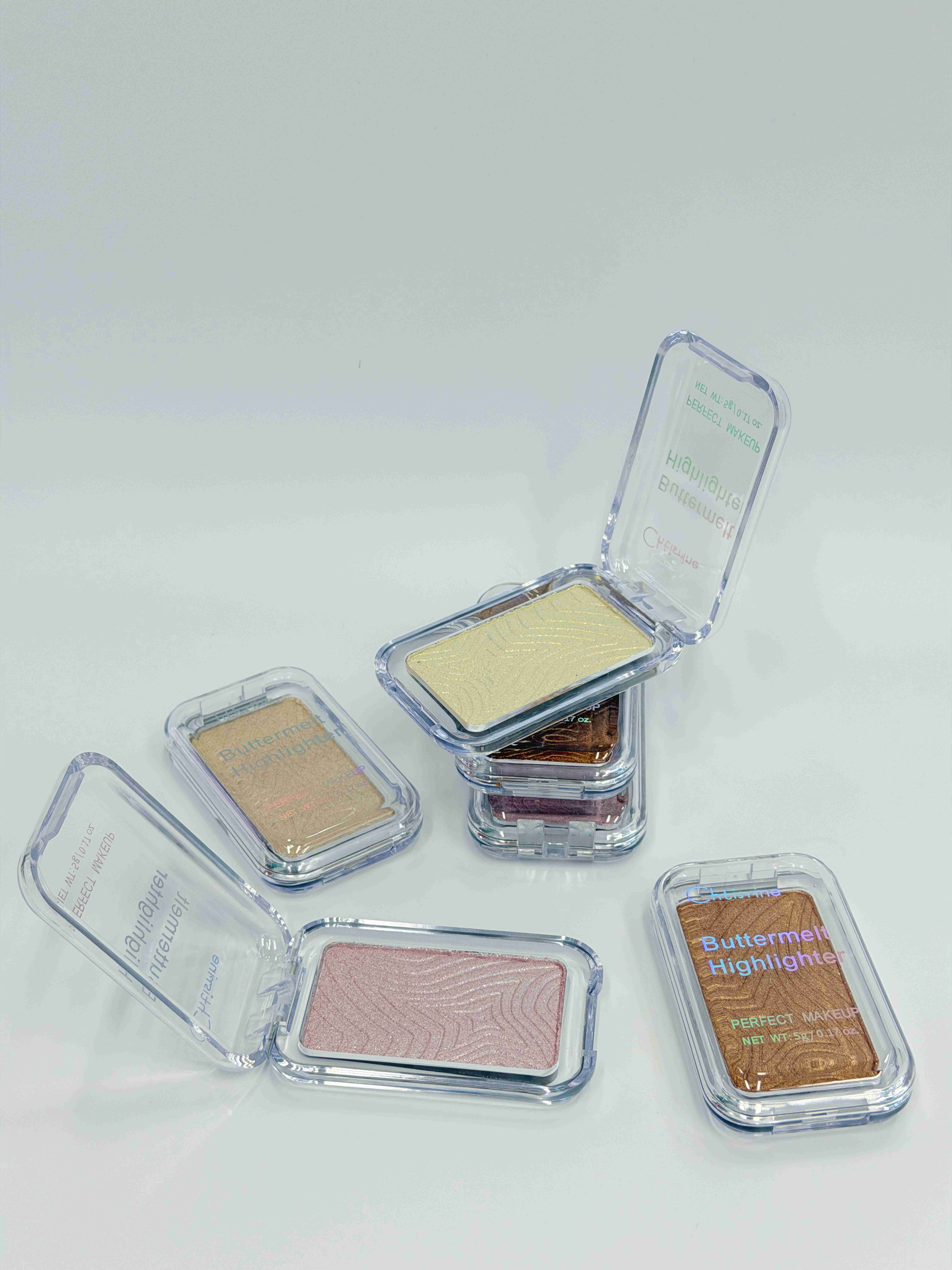 Cross-border eyeshadow IHUDABEAUTYI NYX high-gloss powder fine professional makeup export Specification drawing