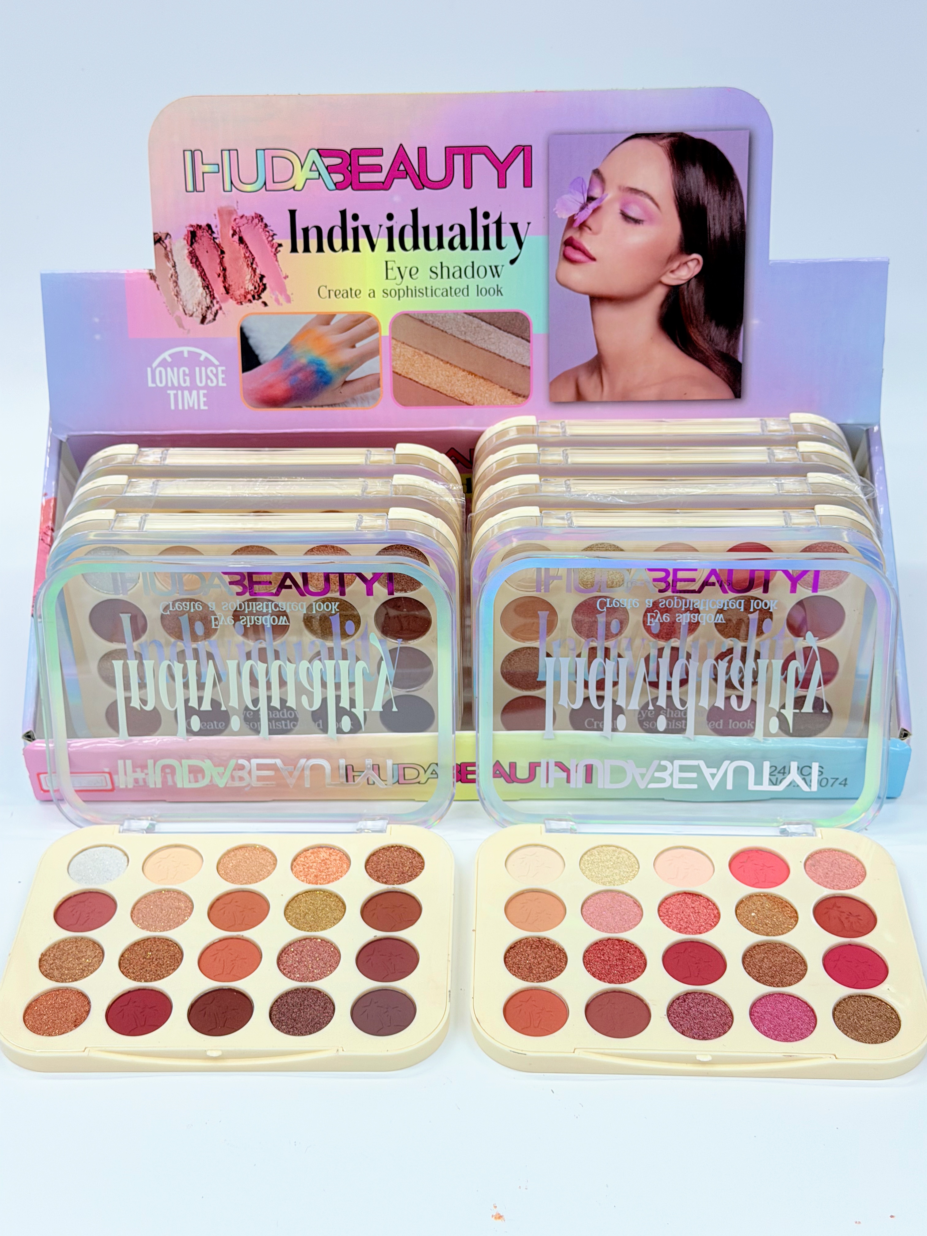 Cross-border eyeshadow IHUDABEAUTYI earth tone Eyeshadow 20-color eyeshadow powder box, fine powder quality, professional makeup export details Picture