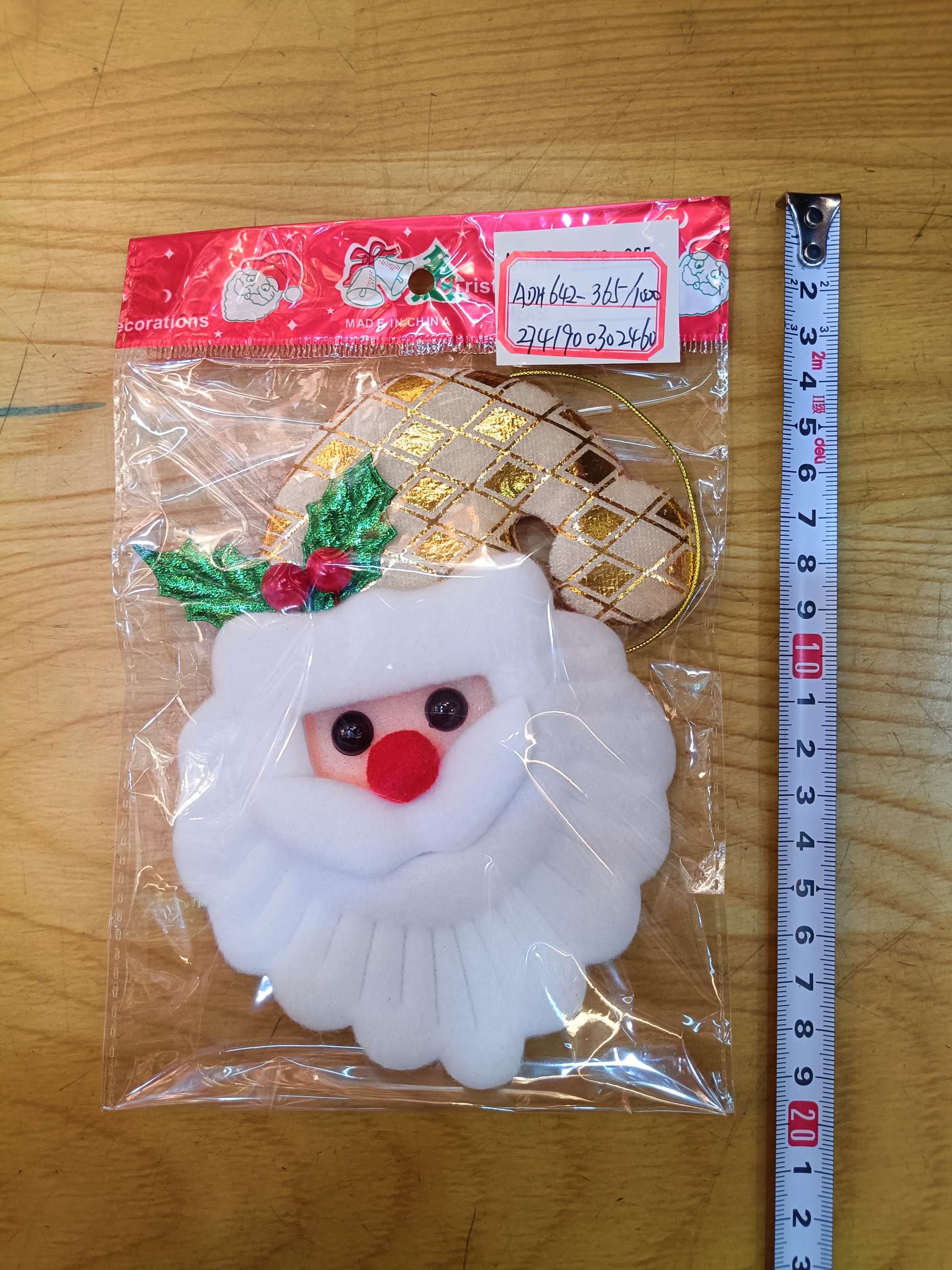 Santa Claus head, Christmas accessories, Christmas supplies