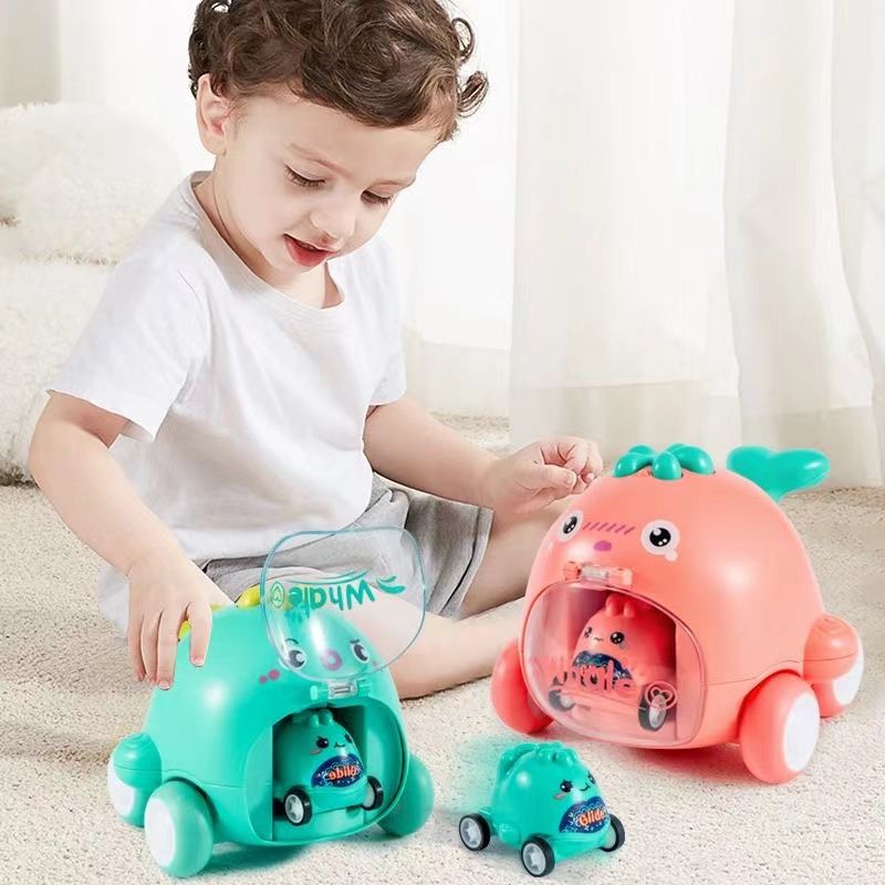 Children's inertial rebound toy car with ejection balls Item Picture