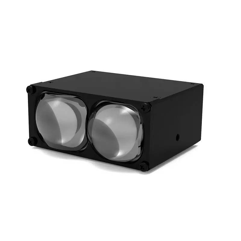 Car grille lights, LED lens spotlights, yellow and white three-eye spotlights, modified motorcycle lights, high beams, universal version pic 8