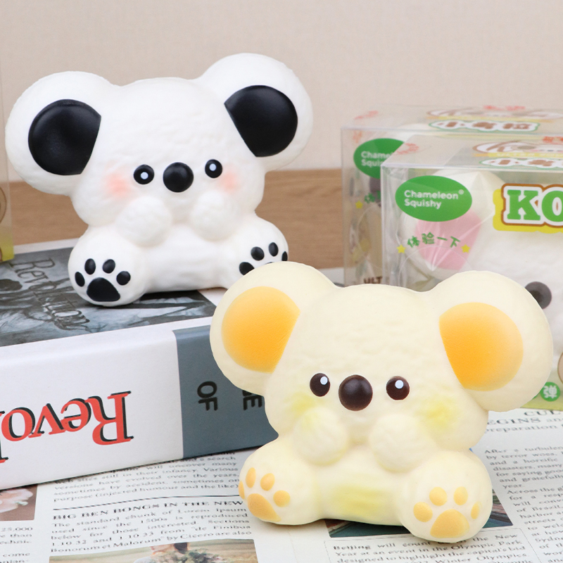 The little koala slow-rebound, pinching and stress-relieving toy food buns are soft, cute and adorable Item Picture