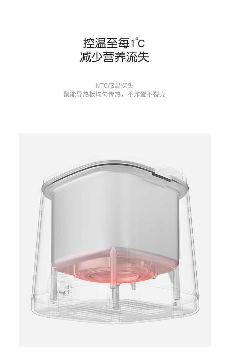 艾得锐威（AIDRVI）煮蛋器 蒸蛋器 煮鸡蛋神器 智能定时防干烧自动断电 迷你小煮蛋机 升级款ADR-1102B 珍珠详情11