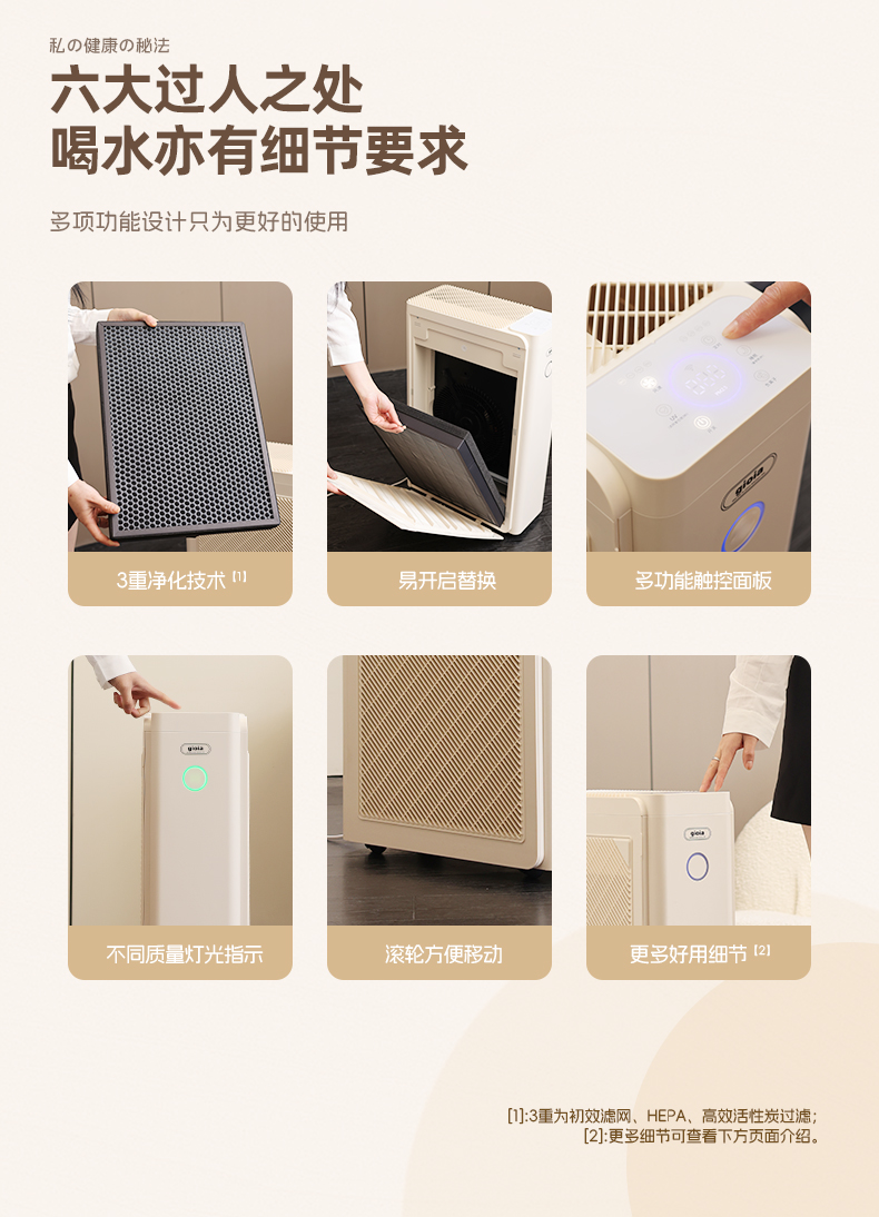 医护级空气净化器家用高效除甲醛PM2 5净化器新风系统详情3