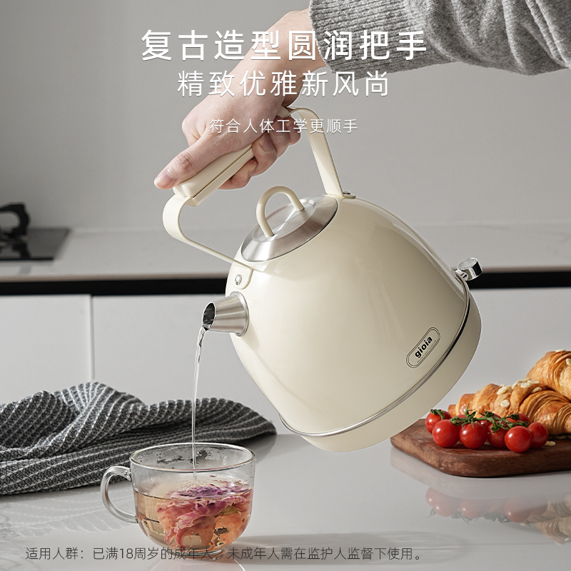 电热水壶不锈钢/电水壶电热水壶/电热水壶烧水壶/不锈钢电热水壶库存货/304电热水壶细节图