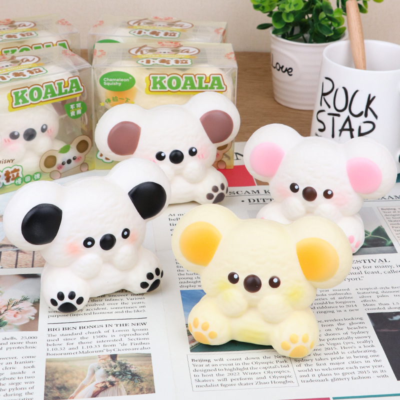 The little koala slow-rebound, pinching and stress-relieving toy food buns are soft, cute and adorable Specification image