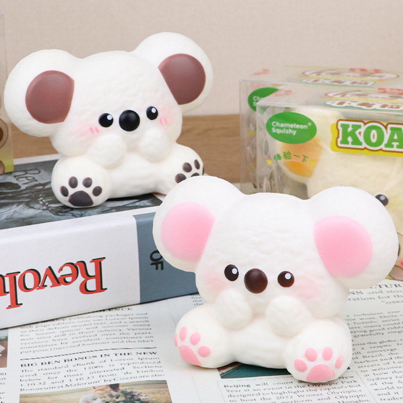 The little koala slow-rebound, pinching and stress-relieving toy food buns are soft, cute and adorable Application Scenario