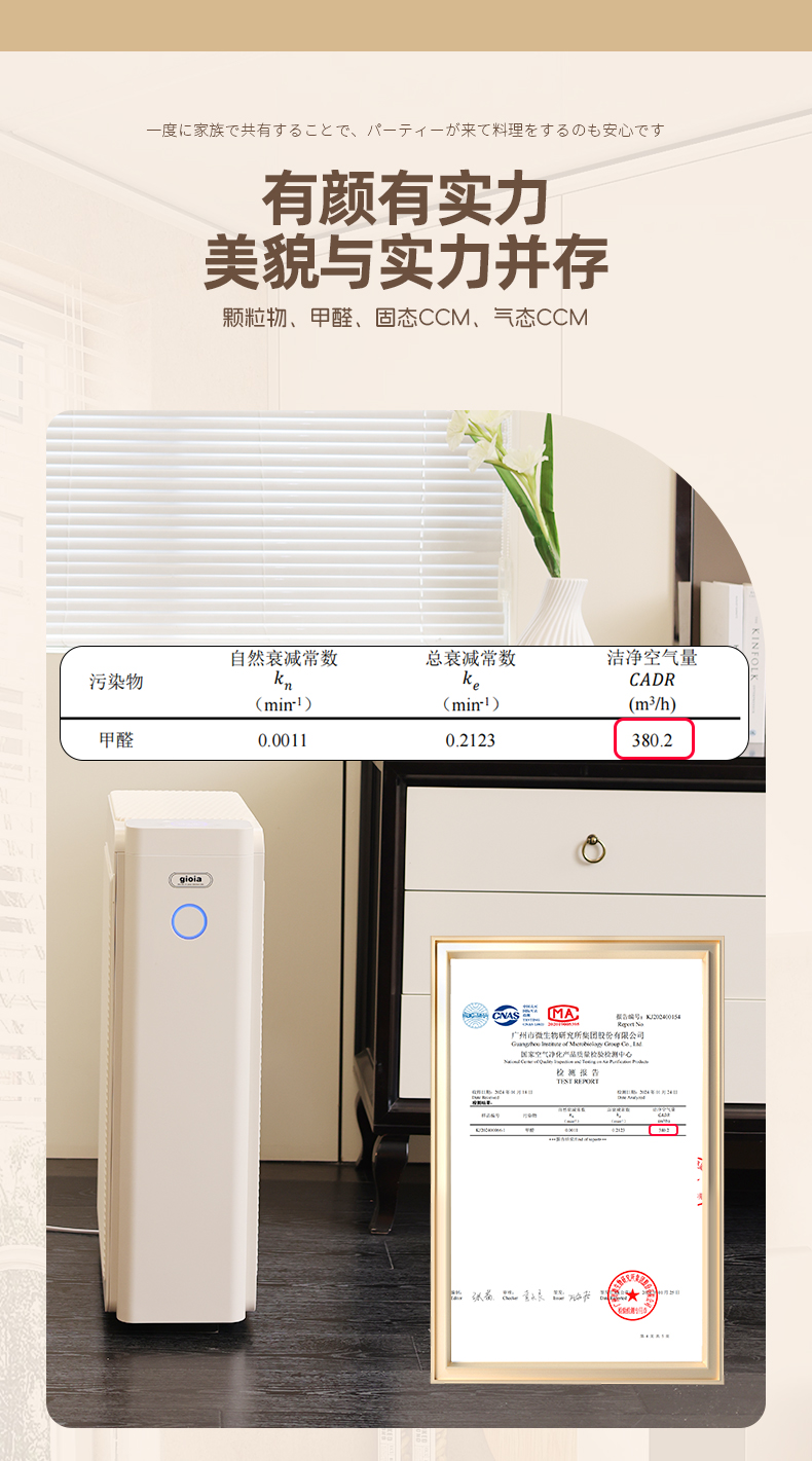 医护级空气净化器家用高效除甲醛PM2 5净化器新风系统详情4