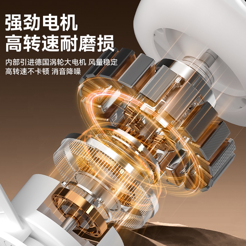 新款可充电小吊扇智能吊扇小夜灯露营电风扇桌面吊灯风扇3600毫安宿舍吊扇灯详情5