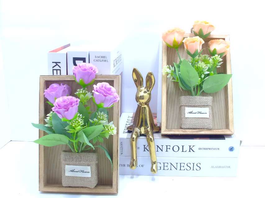 In 2026, new wall decorations, artificial flowers, artificial ice cream, rose bonsai, floor-standing flowers for living rooms and bedrooms, interior decoration, artificial flowers, bonsai, artificial flowers, artificial flowers, decorative flowers