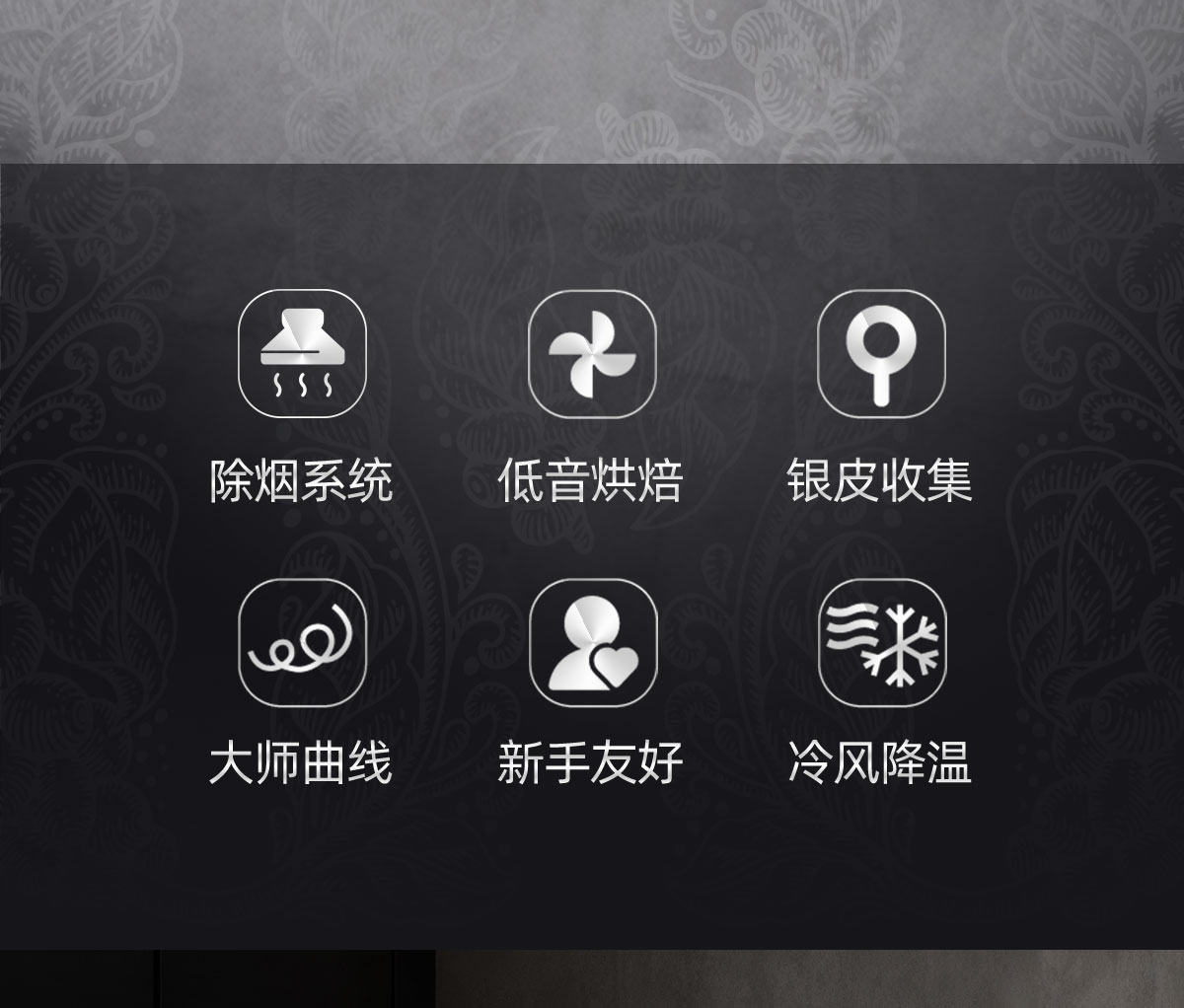 WINGKWONG温况金属系列咖啡豆烘培机家用烘豆机电热直火全自动详情4