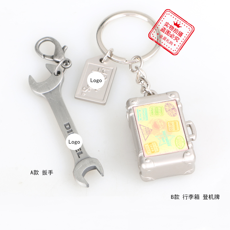 DIY metal wrenches, luggage, boarding passes, key chains, key hangers, fashion accessories, gifts and promotional items