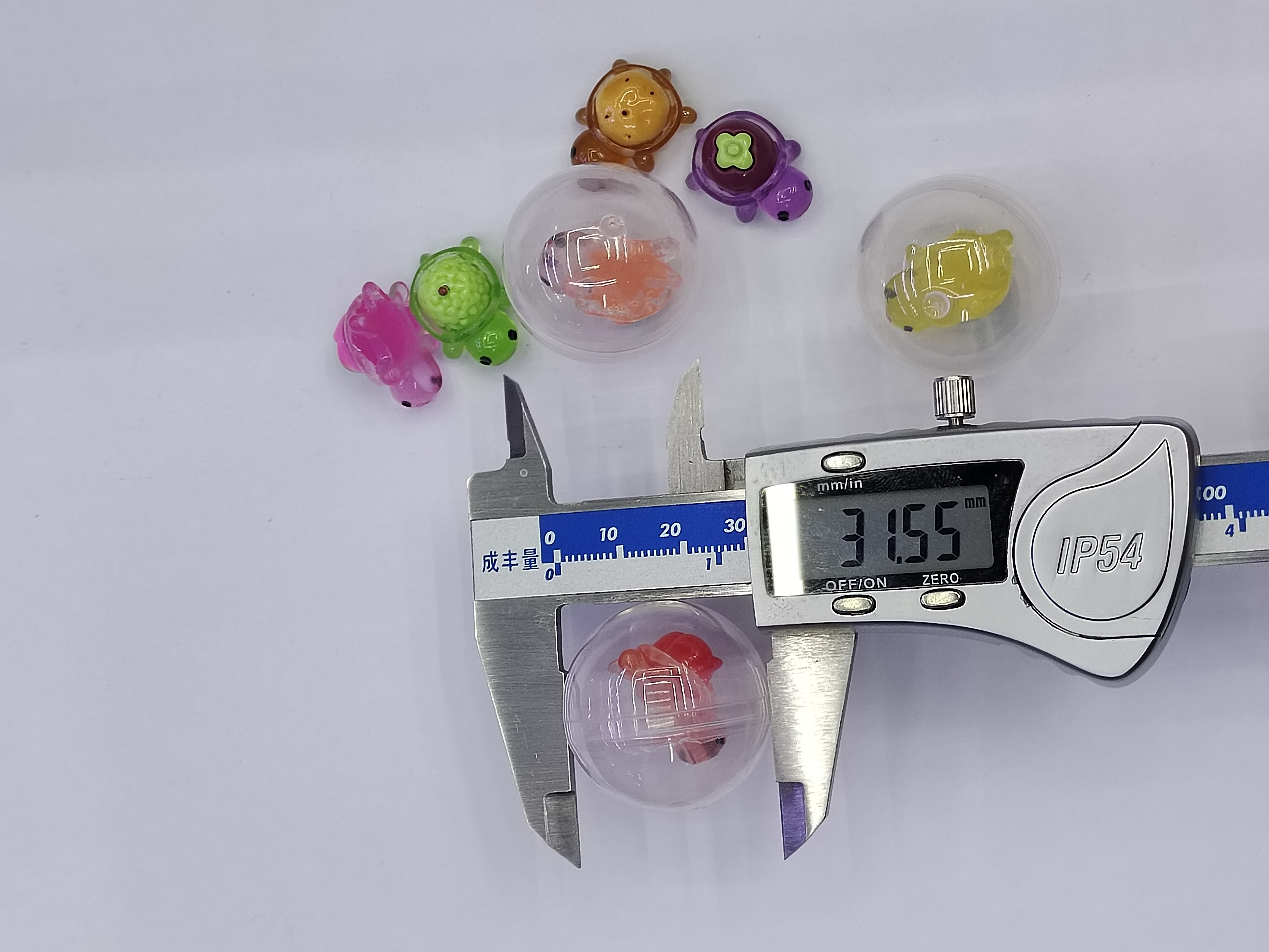 32mm eggshell + 2.5cm mini three-dimensional flower turtle series food and play resin diy accessory twist Specification image