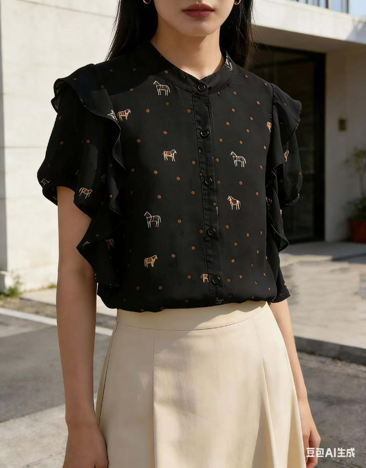 This is a super popular summer dress for women with a high-end square-neck, cinched waist and slimming look pic 2