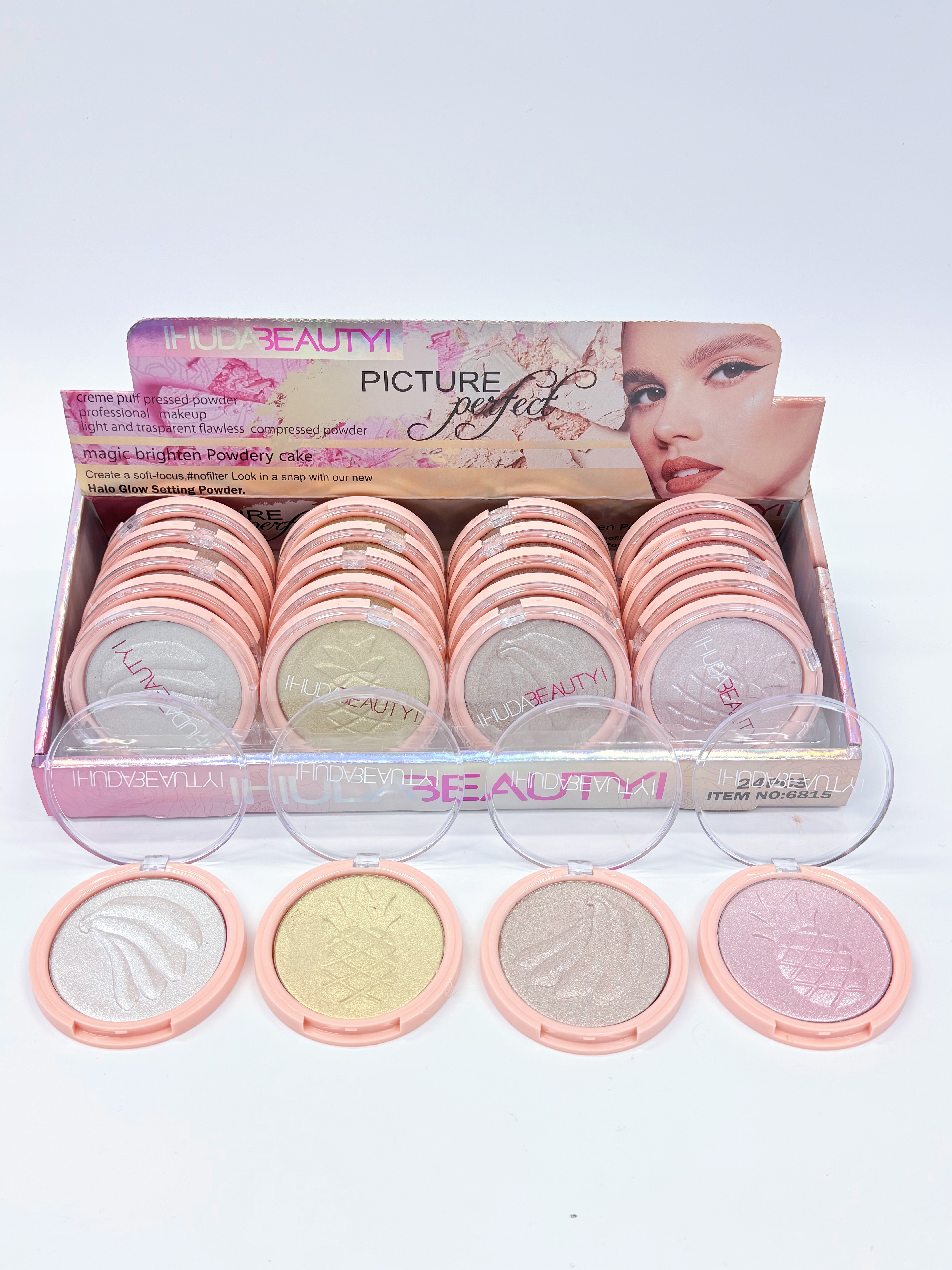 Cross-border best-selling fruit high-gloss powder with fine texture and professional makeup products for export details Picture
