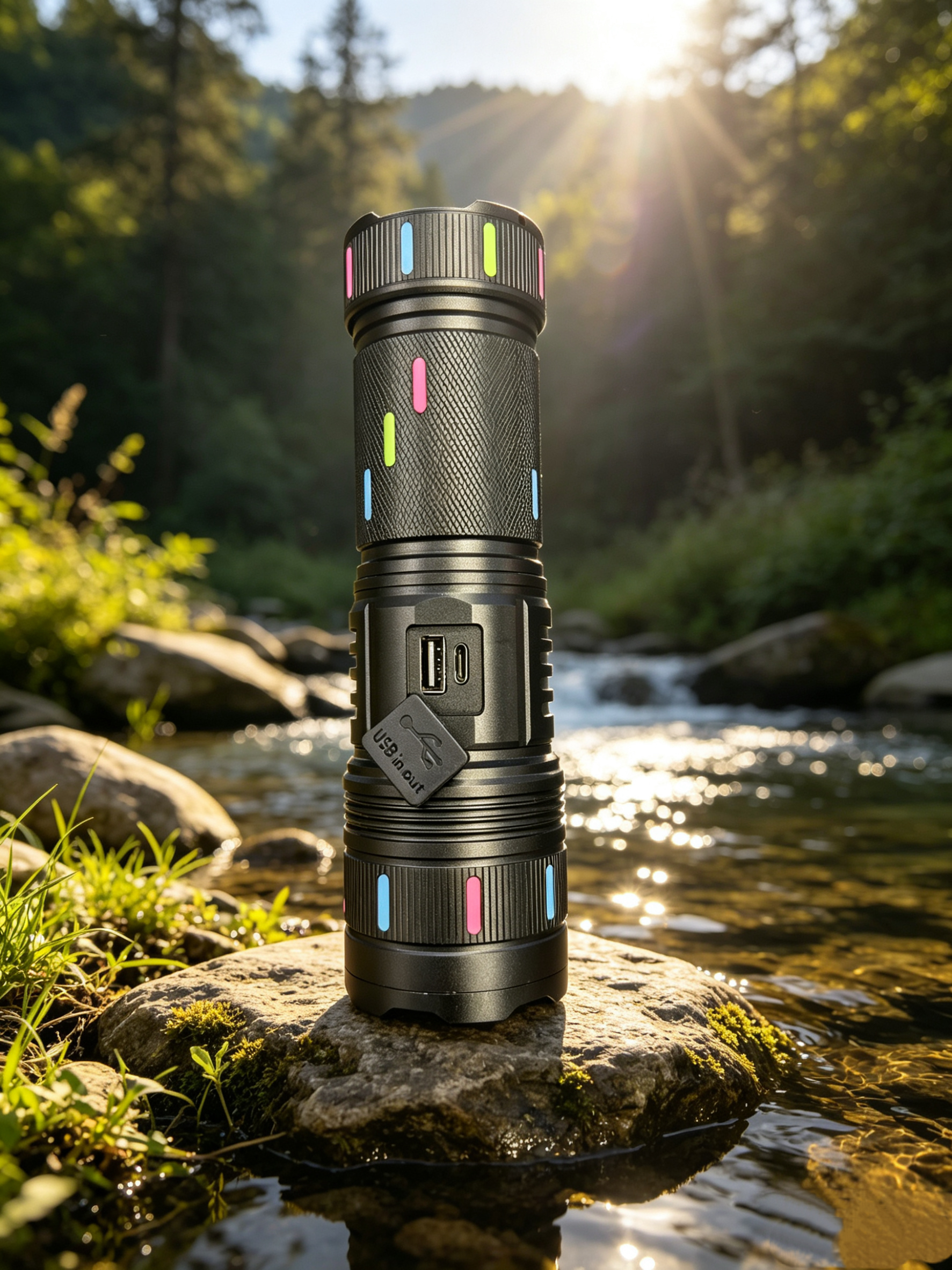 Xingao Light Personalized Color Stripe High-intensity Flashlight, Camping Emergency Dedicated Model XA-P806 Application Scenario
