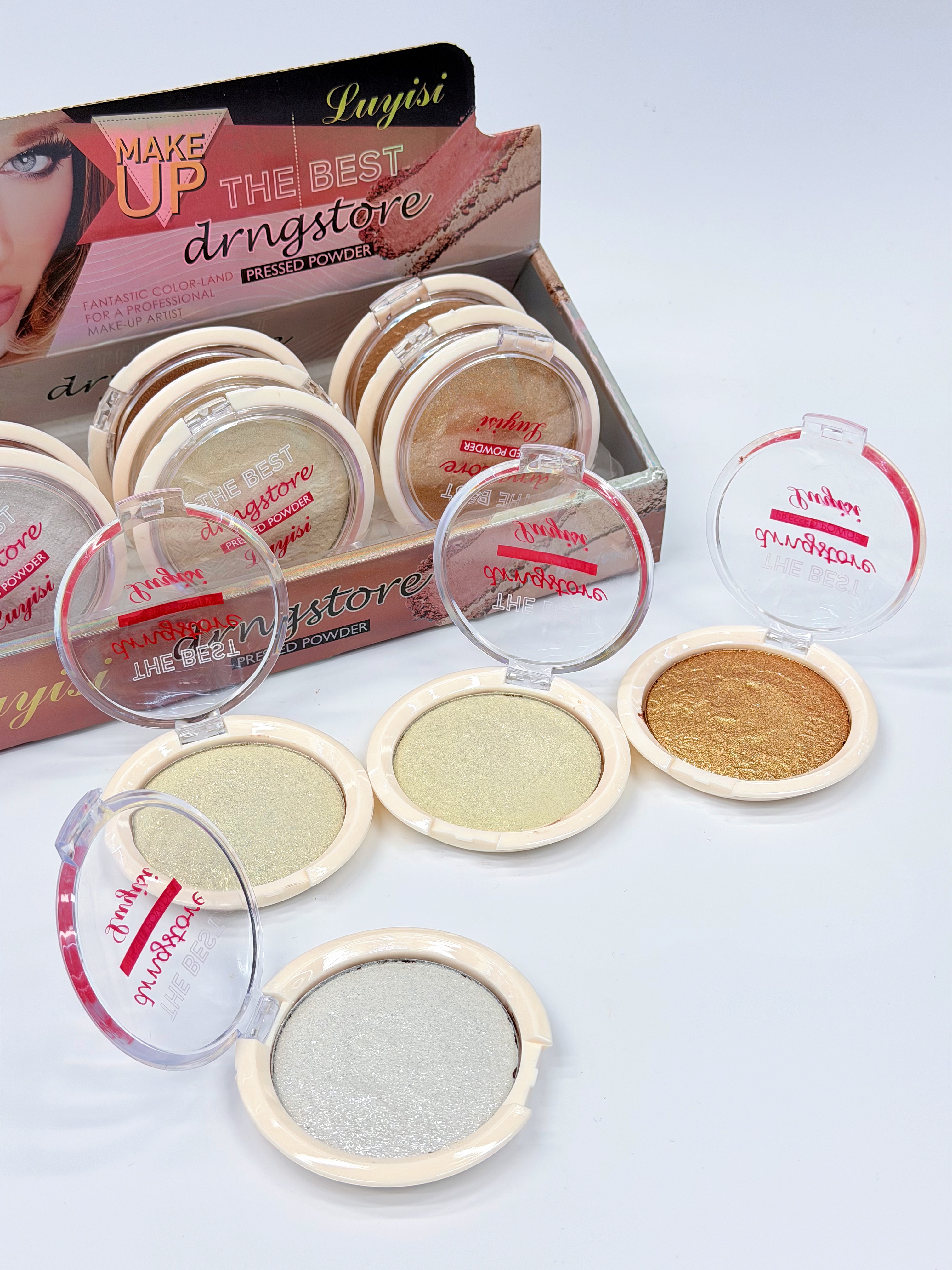 Cross-border Panda Highlighter Powder is a fine and professional makeup product for export details Picture